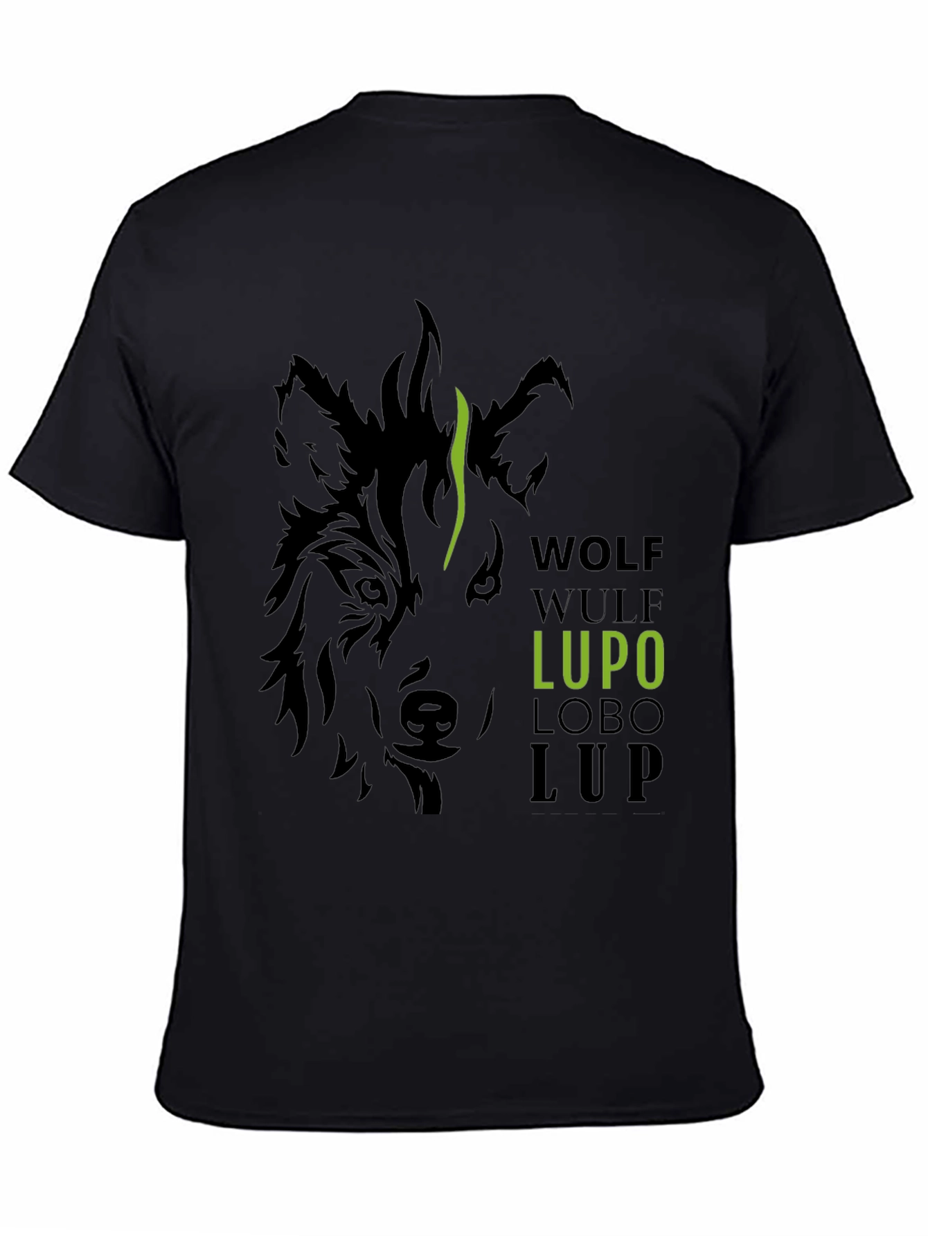 Wolf Languages Graphic T-Shirt