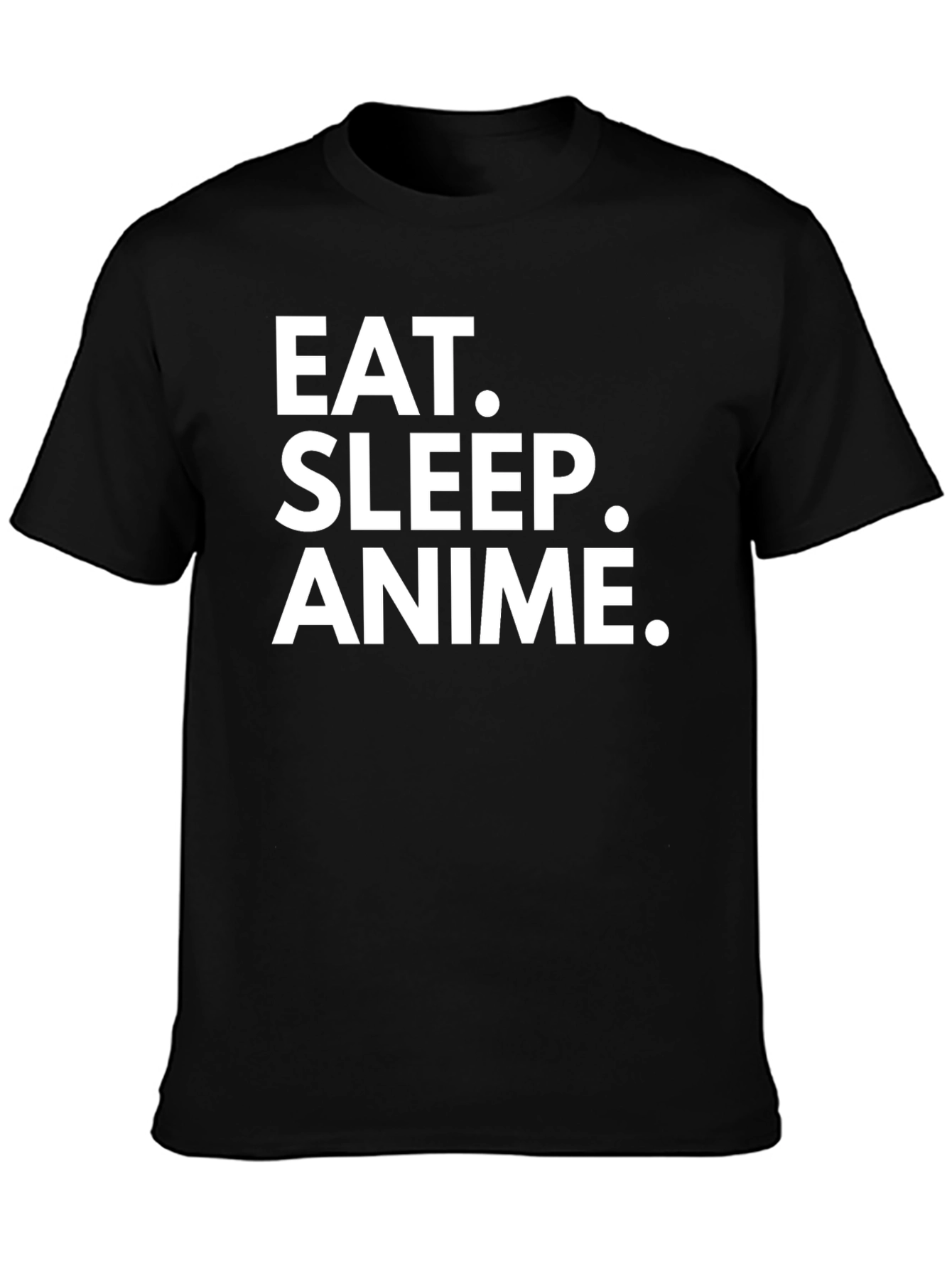 Eat Sleep Anime T-Shirt - Black Cotton Tee
