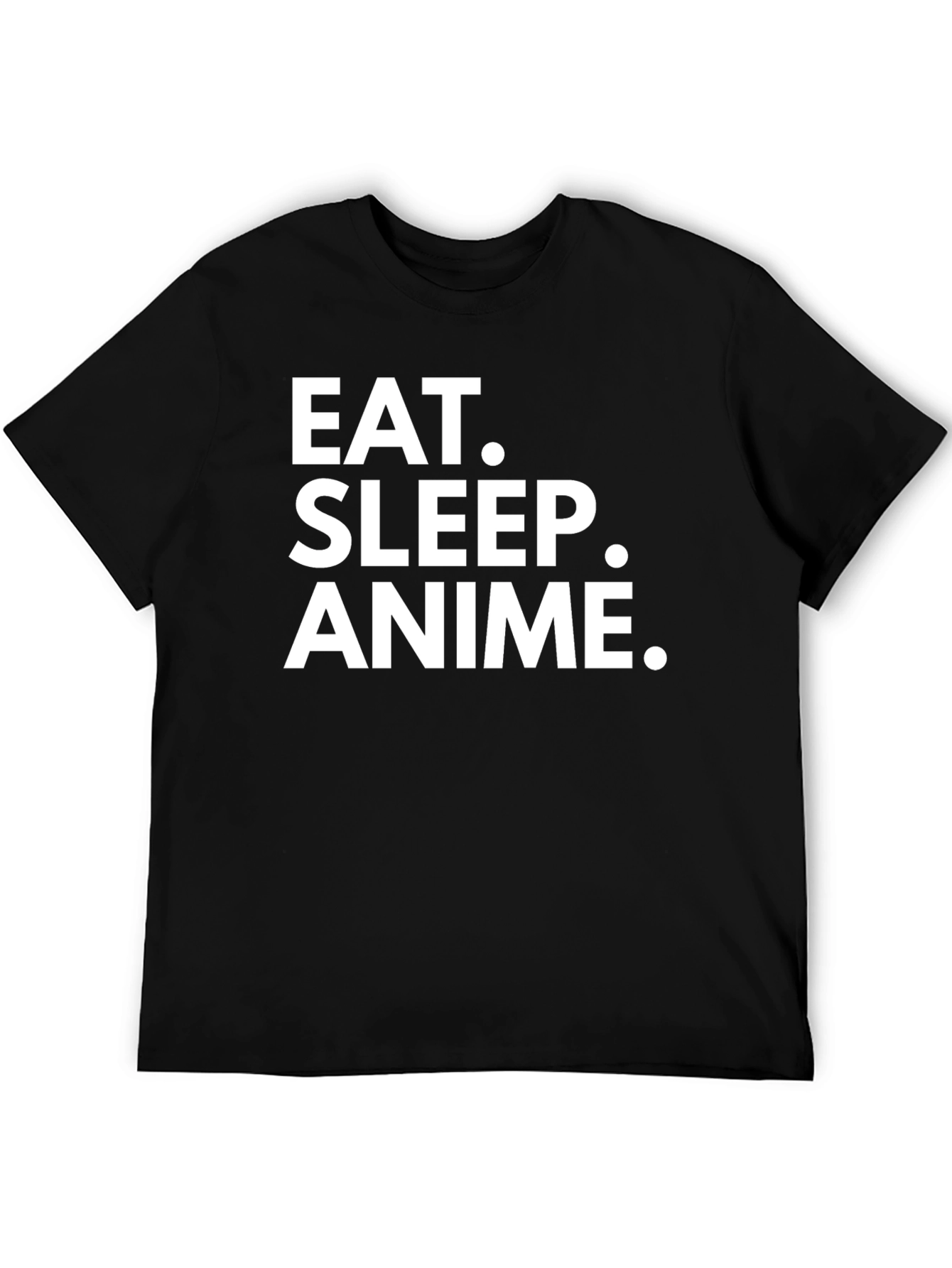 Eat Sleep Anime T-Shirt - Black Cotton Tee
