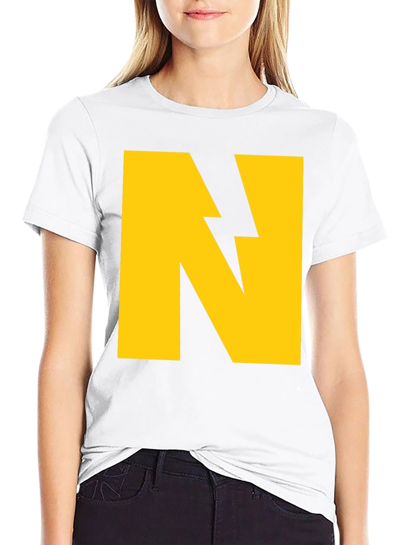Bold N Graphic Tee - Strike a Stylish Statement
