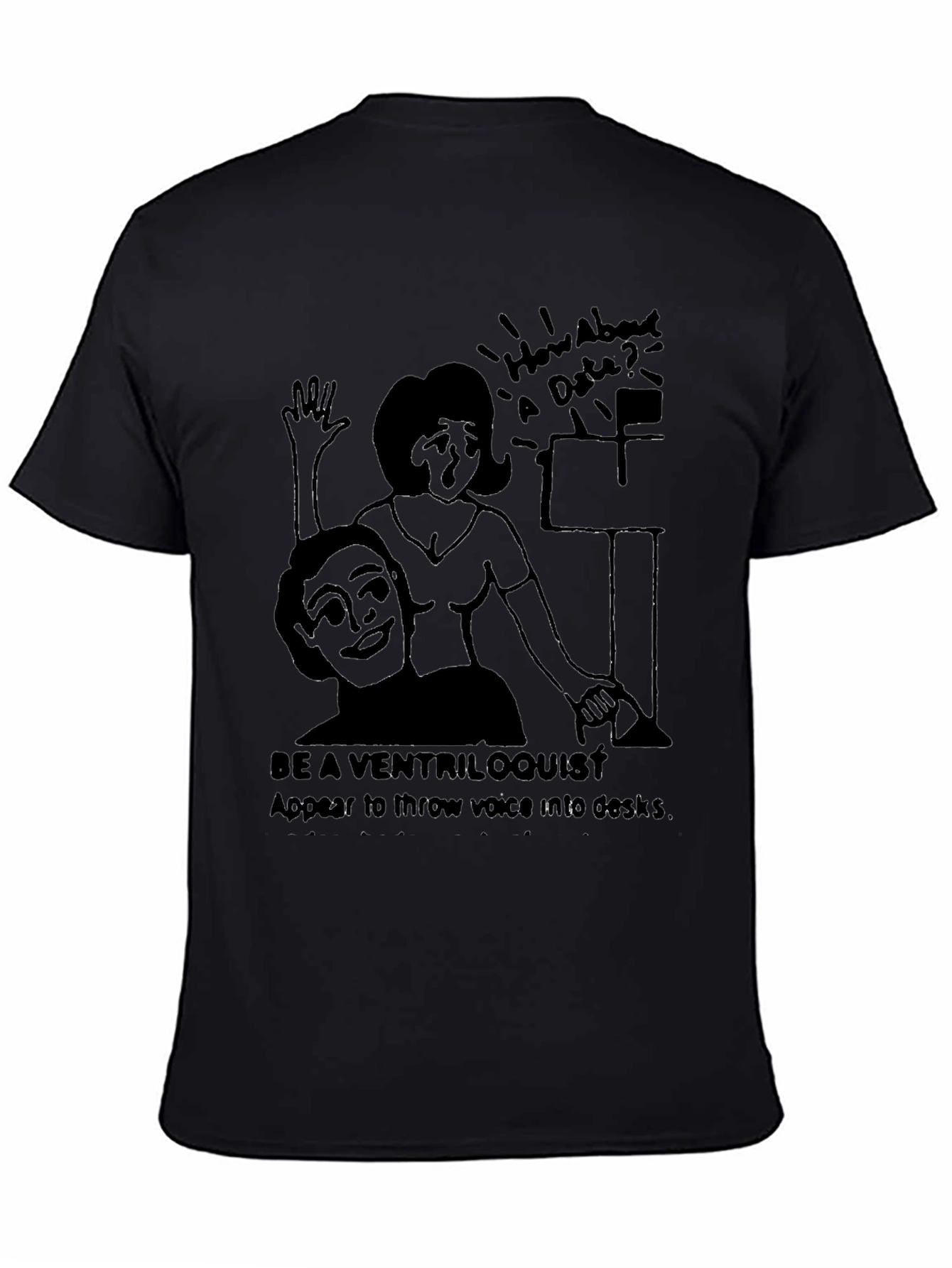 Ventriloquist Dummy T-Shirt - Novelty Humor Tee