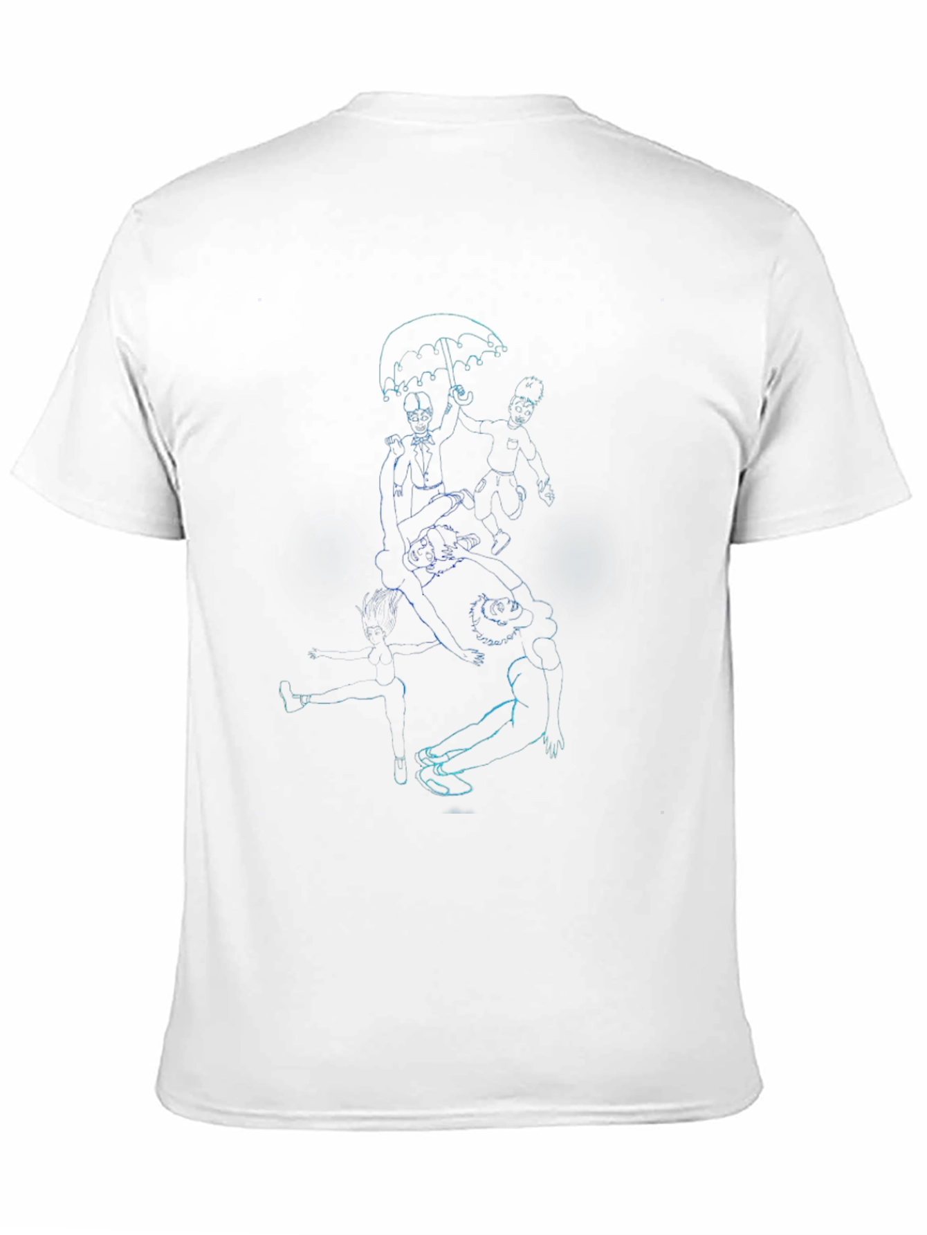 Graphic Print Black Crew Neck T-Shirt