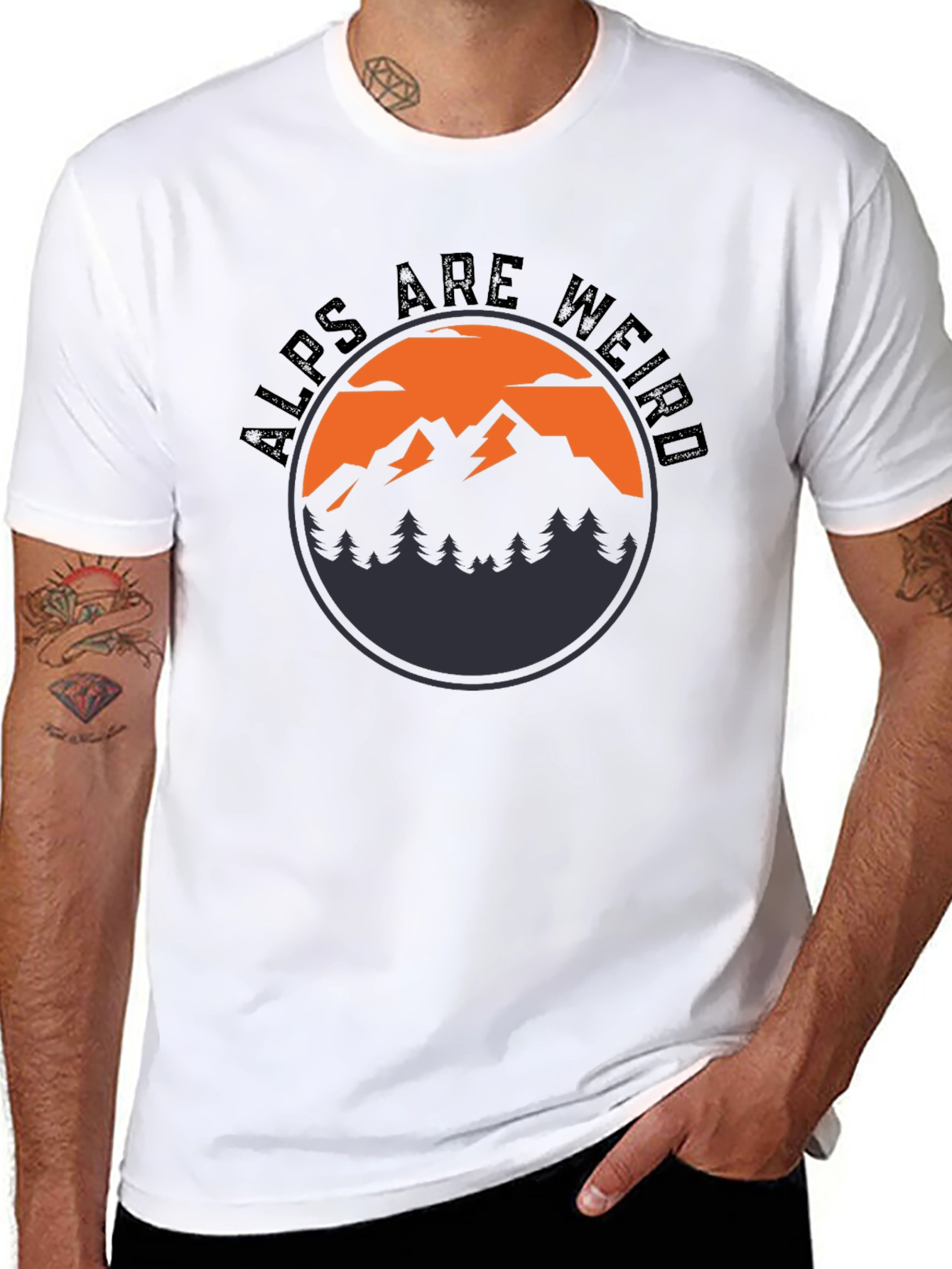 Alps Are Weird Graphic T-Shirt