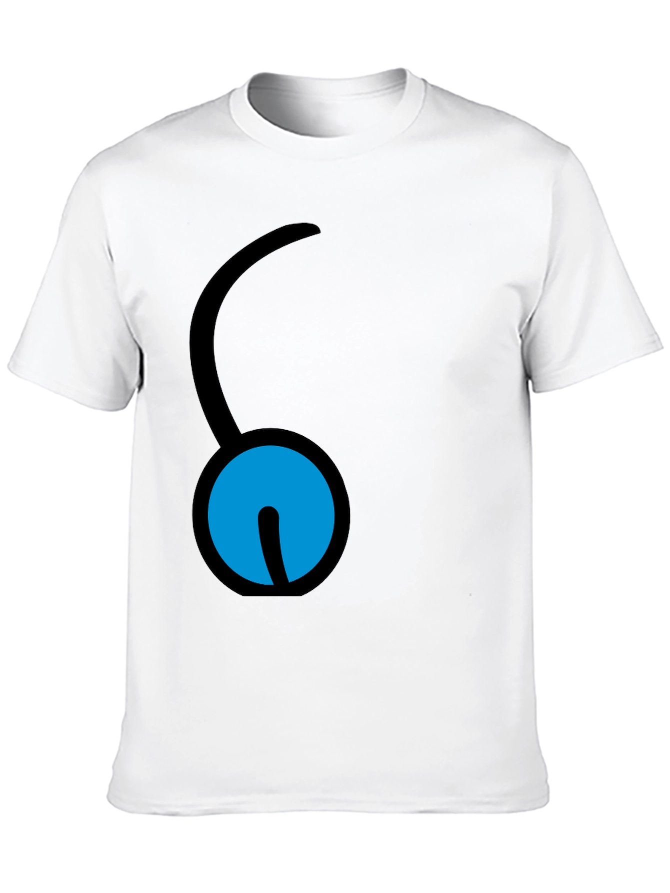 Unique Graphic Print Black T-Shirt