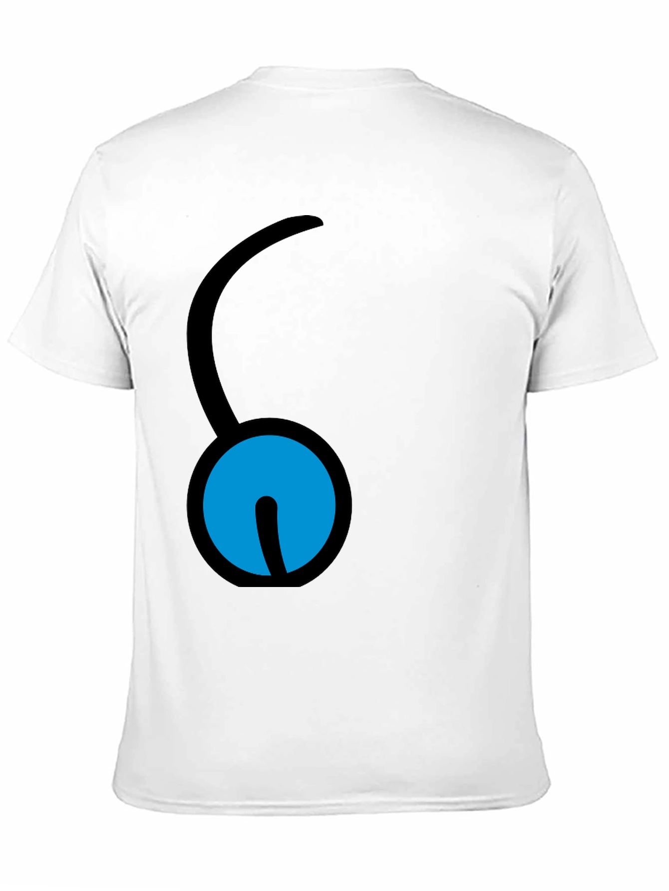 Unique Graphic Print Black T-Shirt