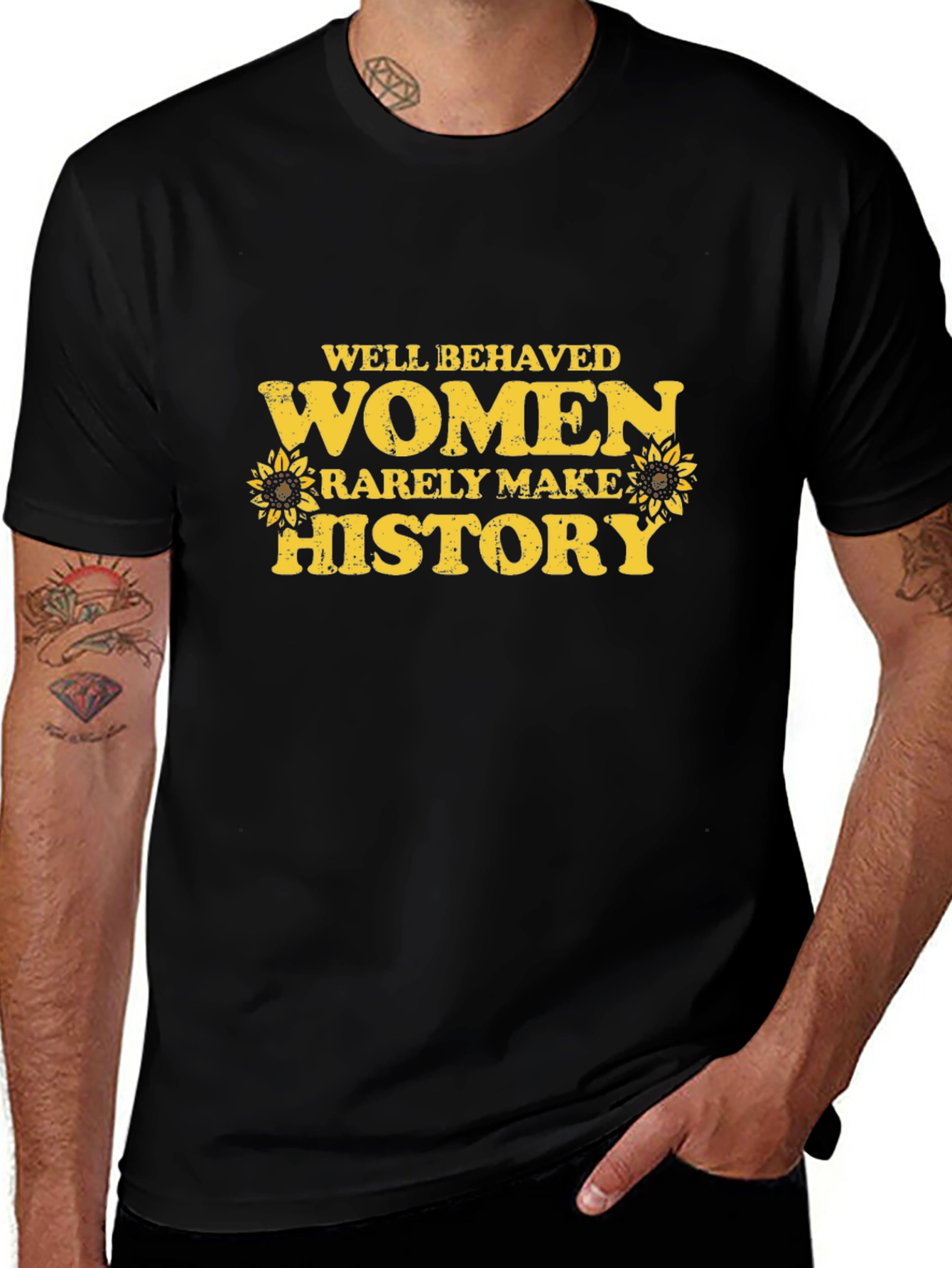 Well Behaved Women Make History Graphic Tee