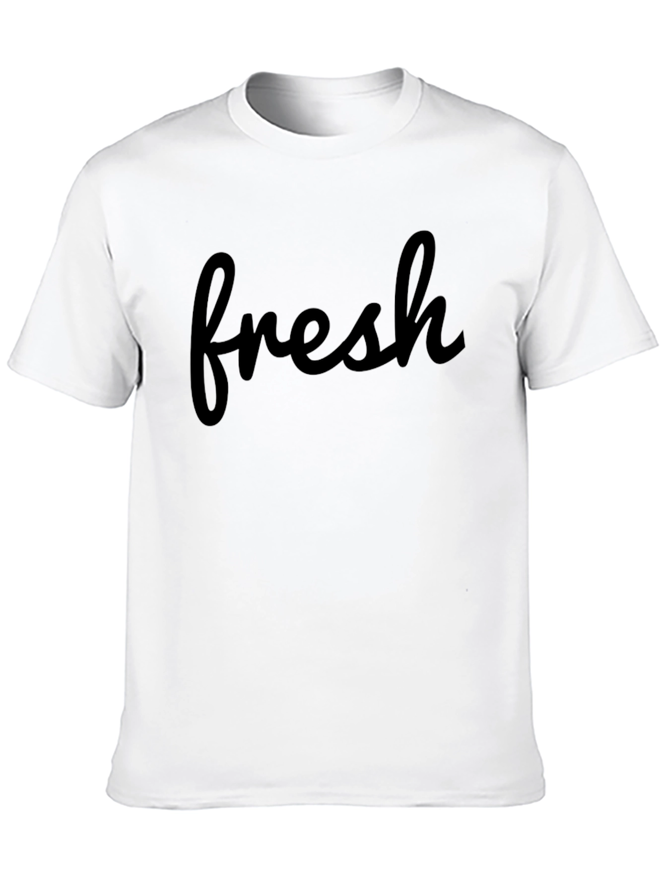 Fresh Script Tee - Casual Comfort