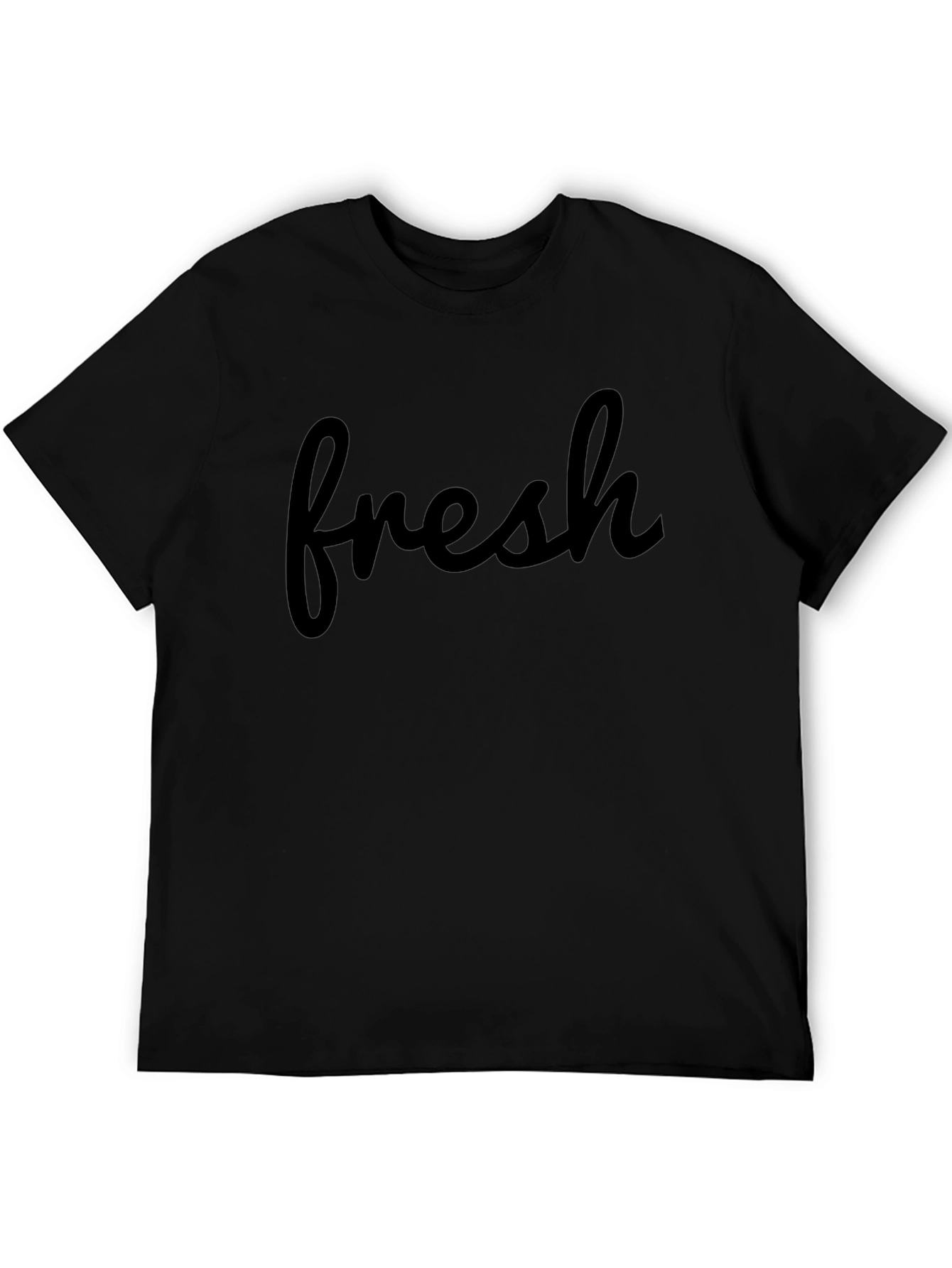 Fresh Script Tee - Casual Comfort