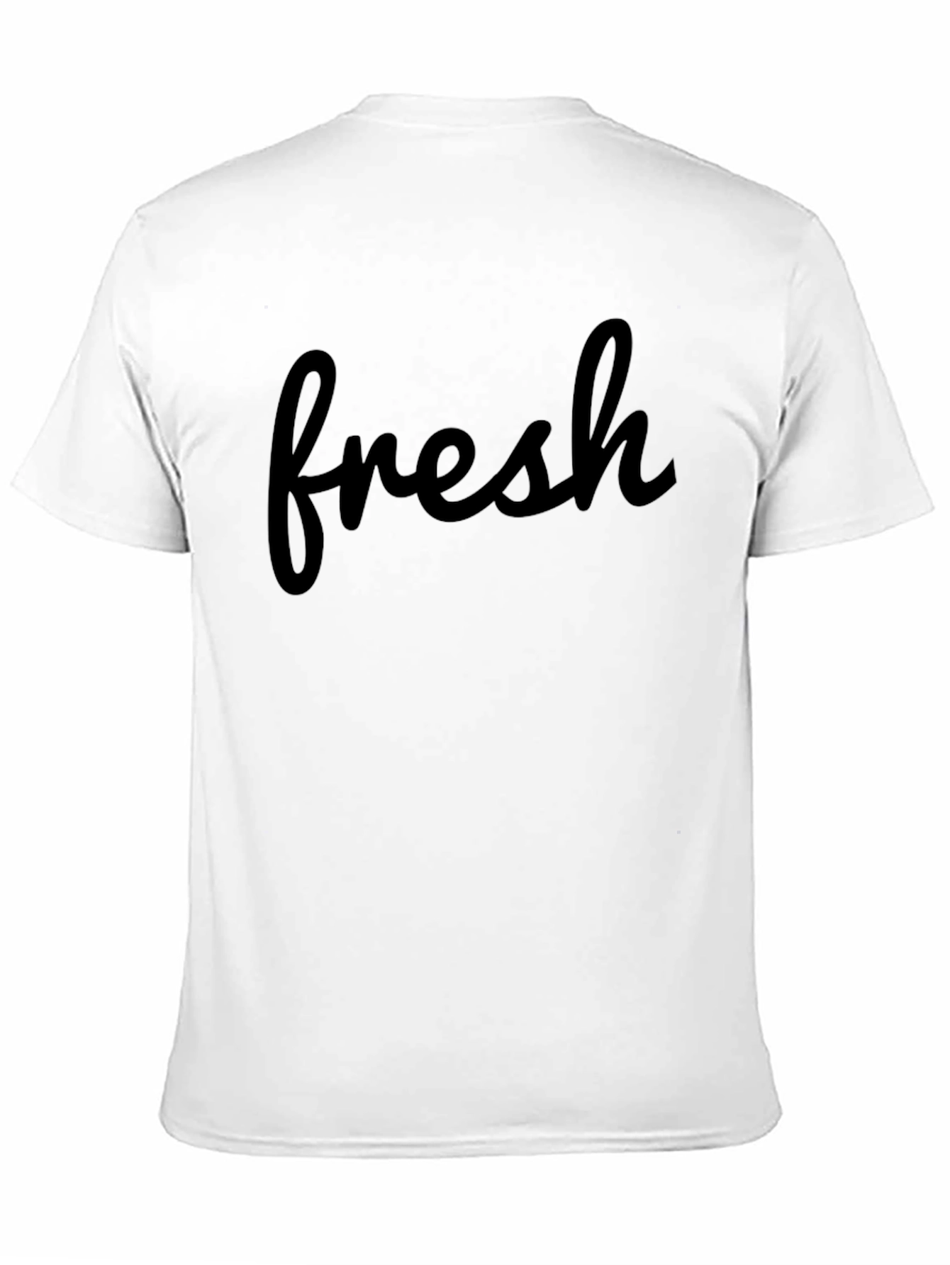 Fresh Script Tee - Casual Comfort