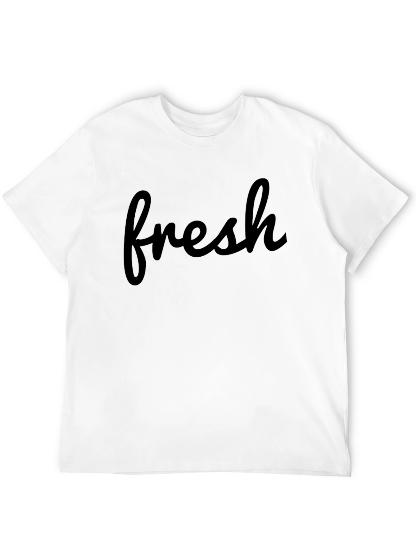 Fresh Script Tee - Casual Comfort