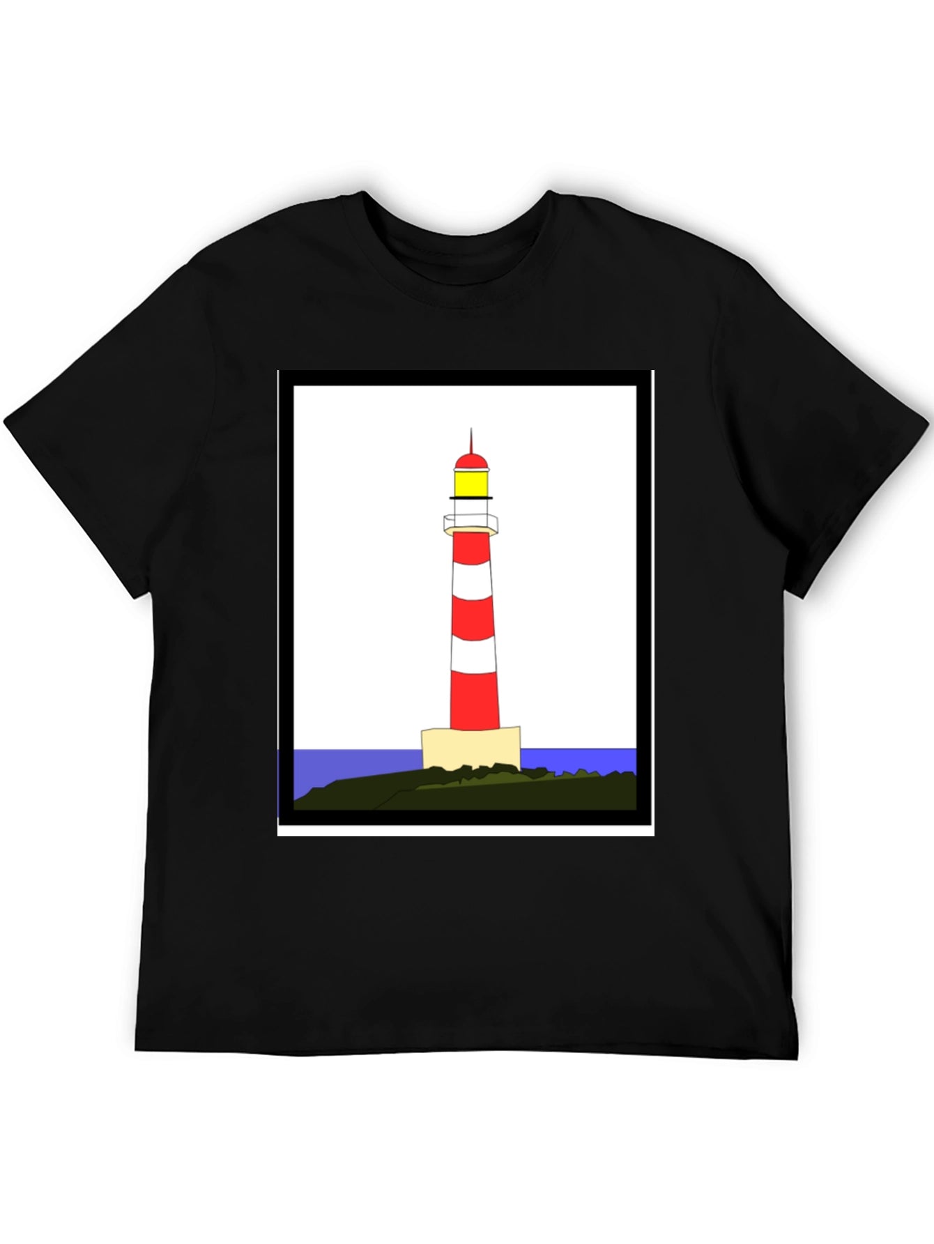 Lighthouse Graphic Tee - Coastal Style