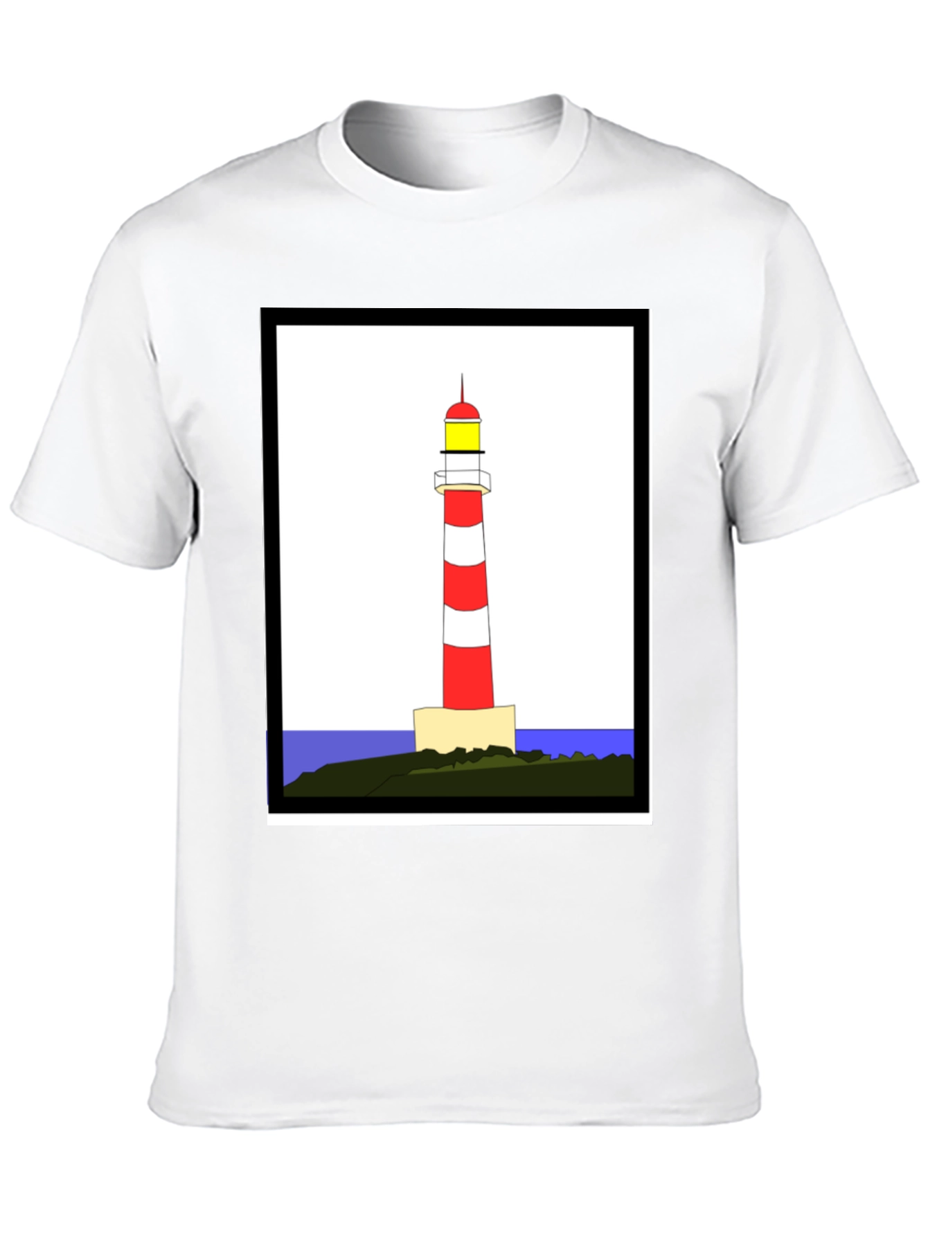 Lighthouse Graphic Tee - Coastal Style