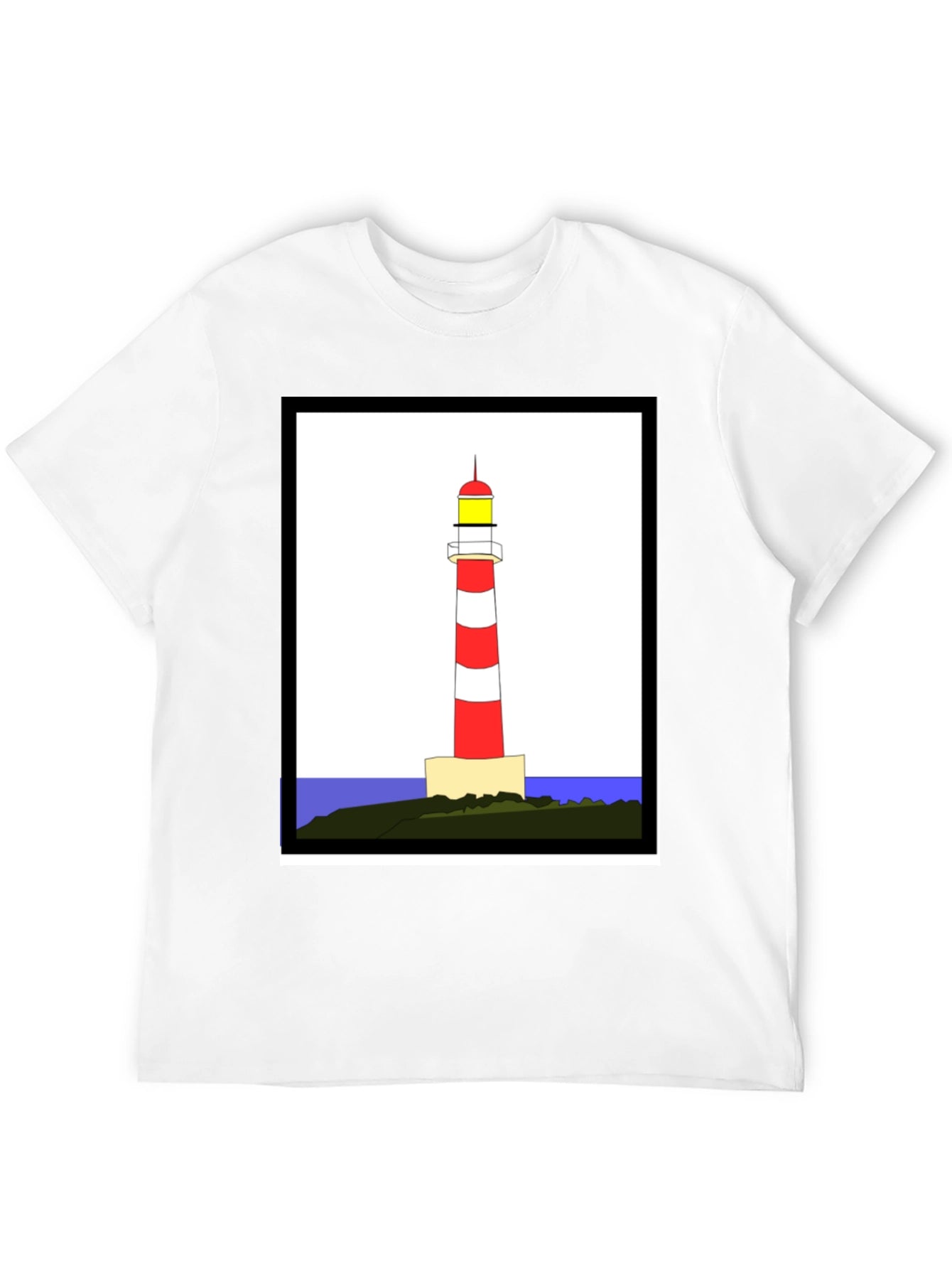 Lighthouse Graphic Tee - Coastal Style