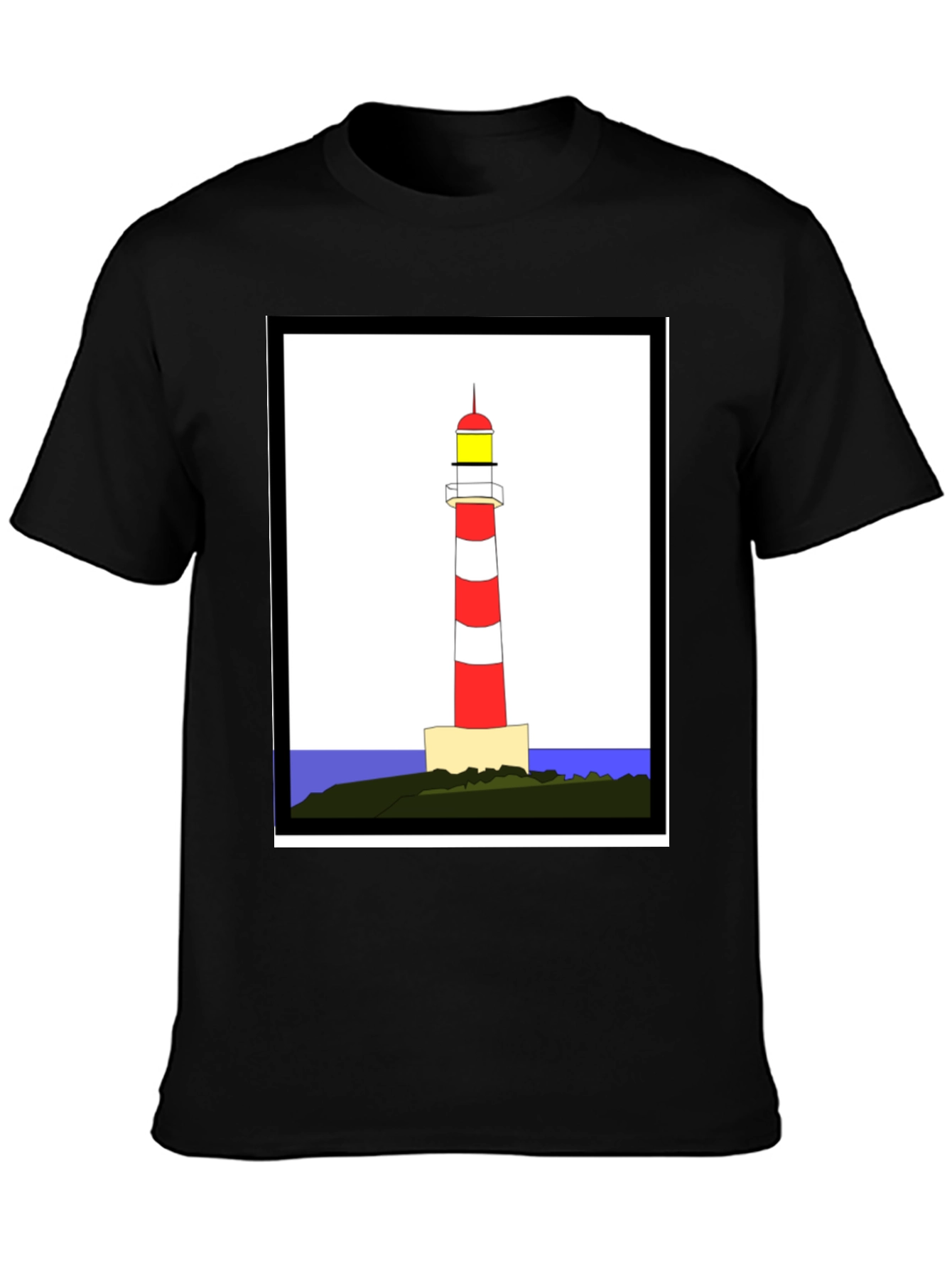 Lighthouse Graphic Tee - Coastal Style
