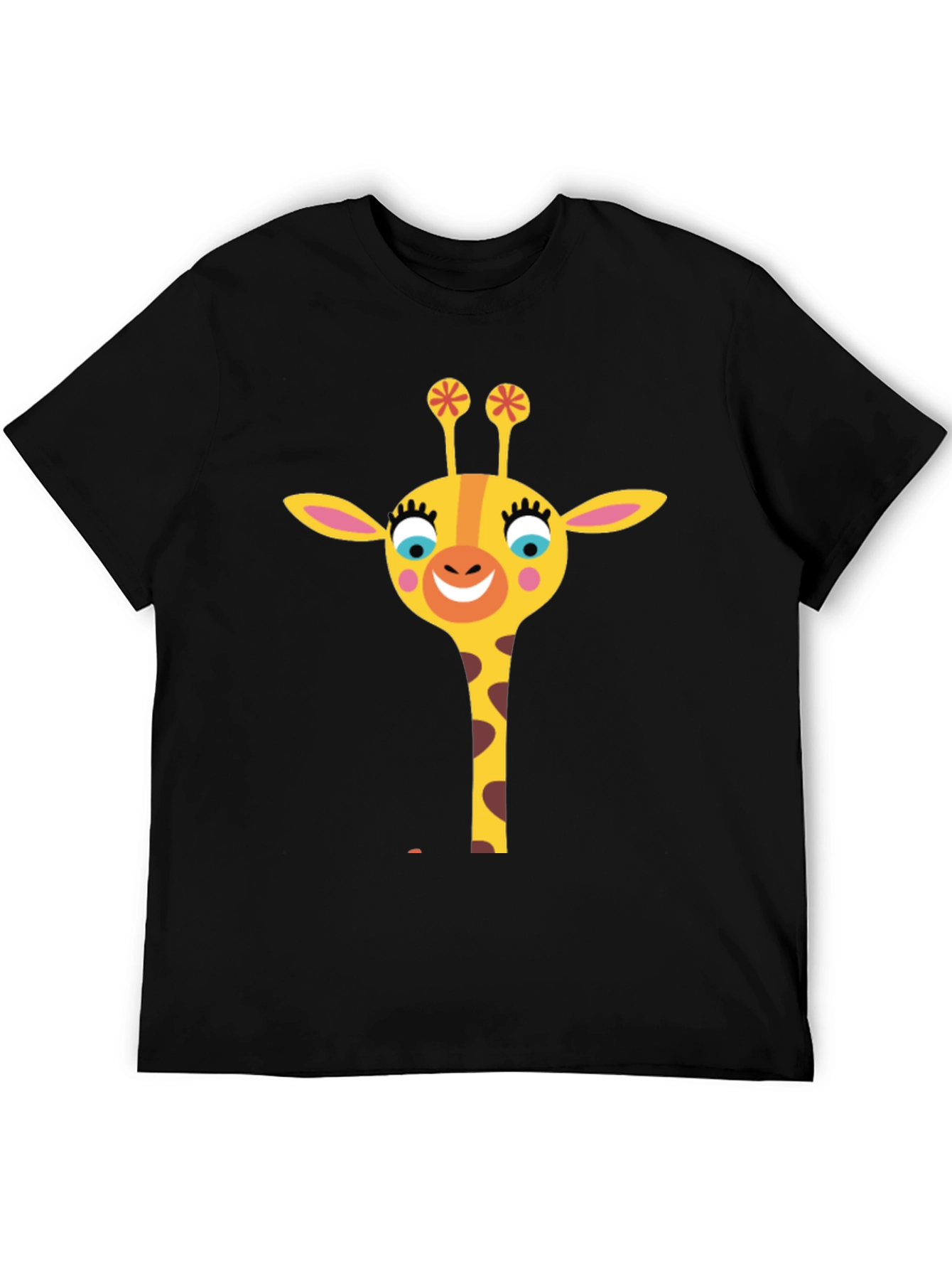 Giraffe Graphic Tee - Fun & Stylish Black T-Shirt