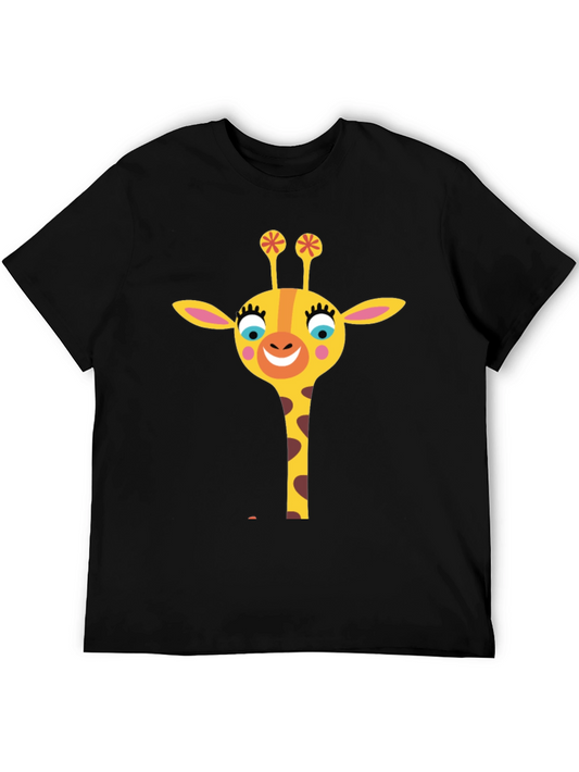 Giraffe Graphic Tee - Fun & Stylish Black T-Shirt