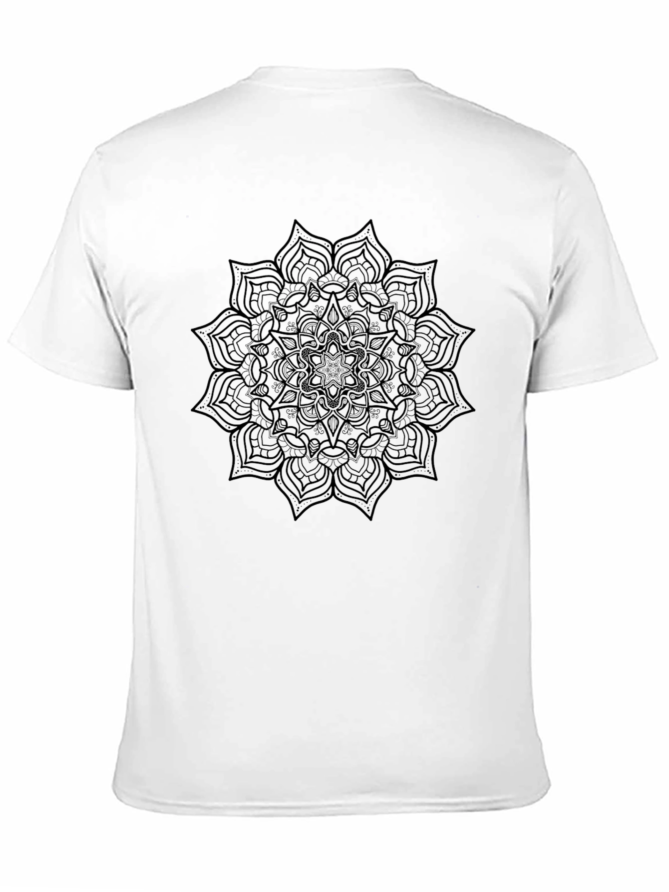 Black Mandala Graphic T-Shirt - Stylish Casual Wear