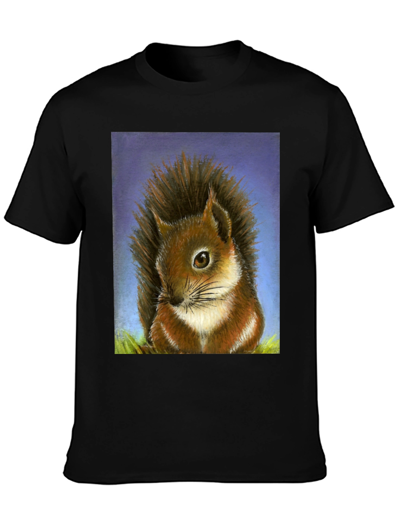 Squirrel Graphic T-Shirt - Unique Animal Art Tee