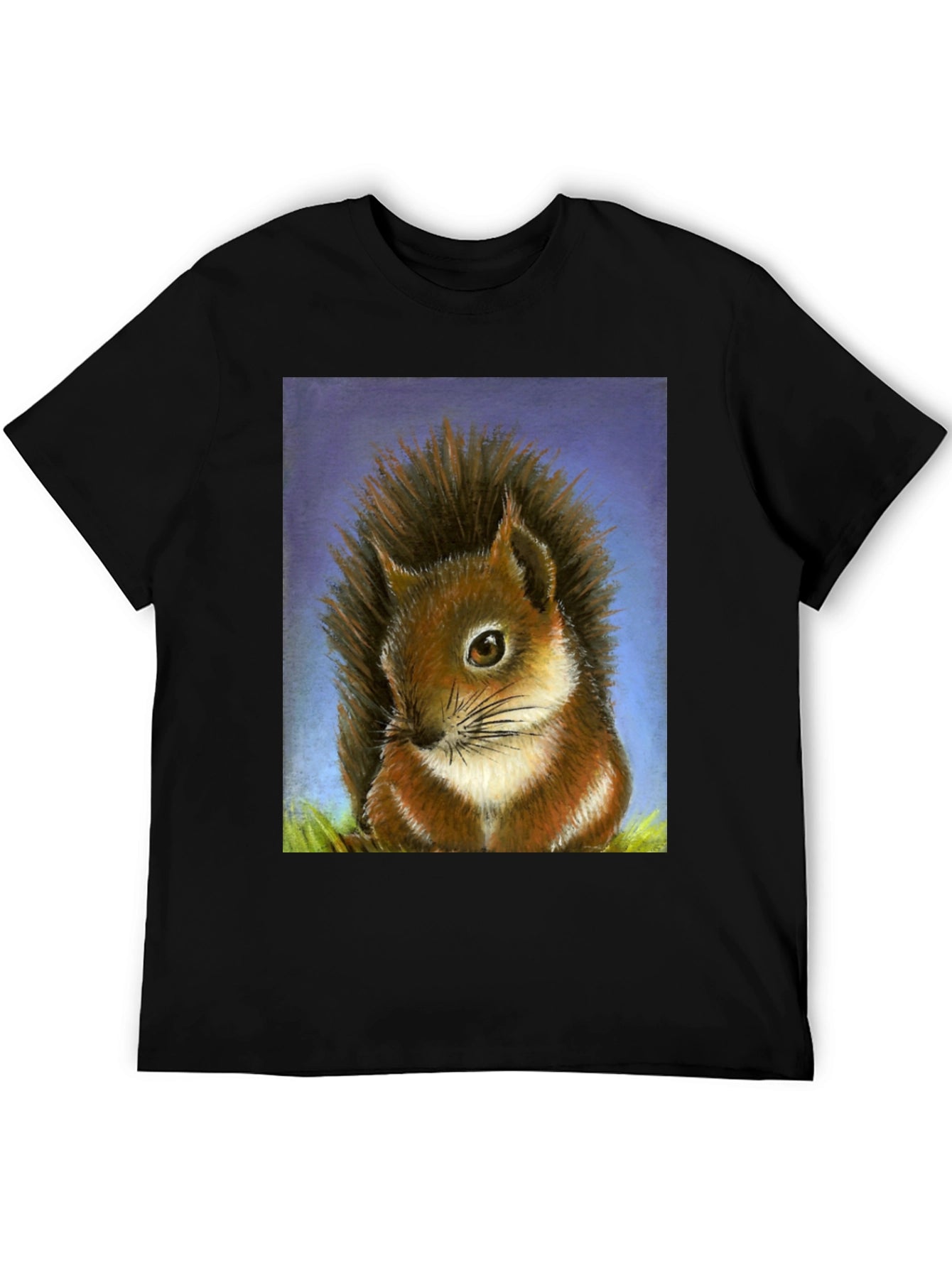 Squirrel Graphic T-Shirt - Unique Animal Art Tee