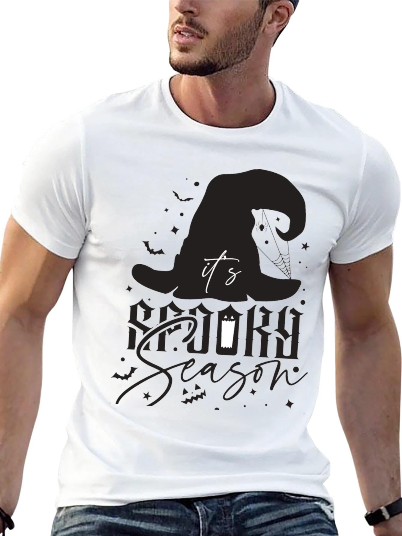 Spooky Season T-Shirt: Halloween Witch Hat Design