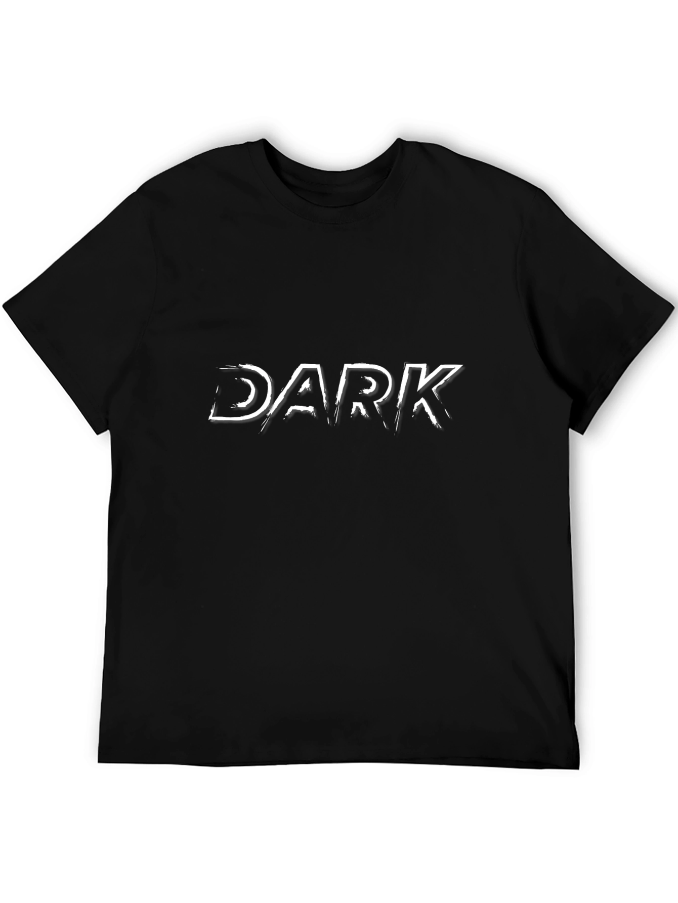 Dark Graphic Print Black T-Shirt