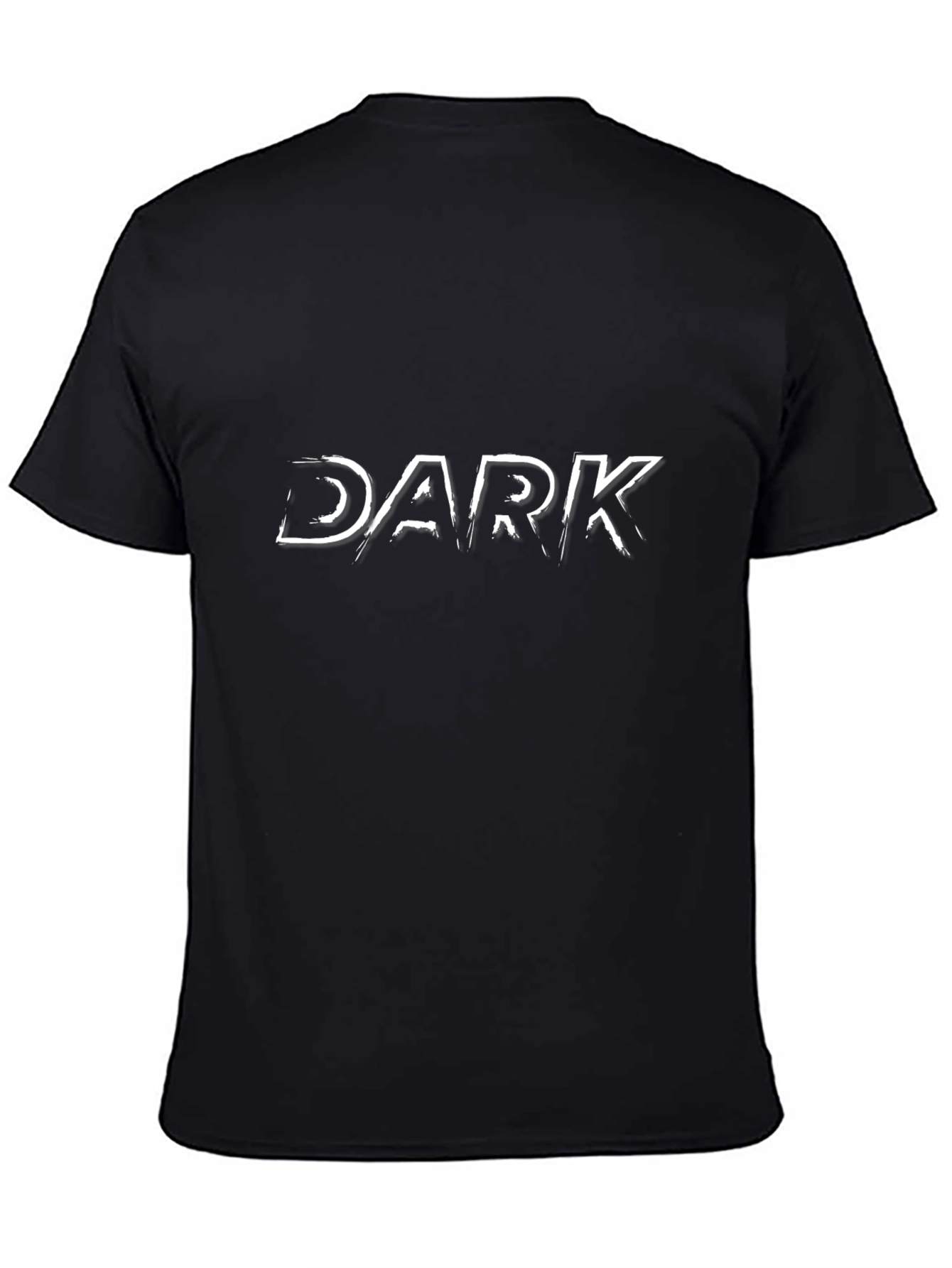 Dark Graphic Print Black T-Shirt