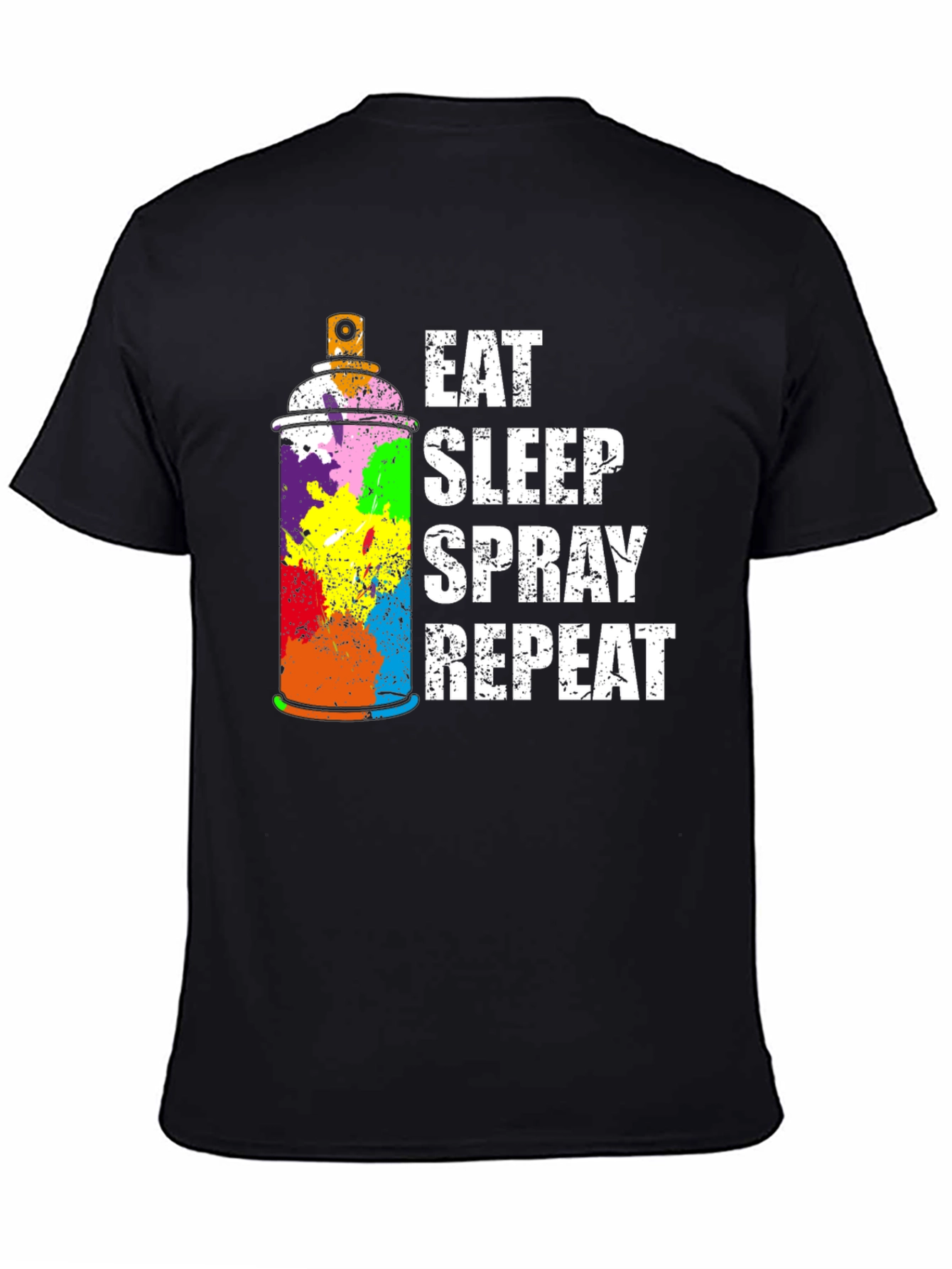 Eat Sleep Spray Repeat T-Shirt - Graffiti Artist Tee