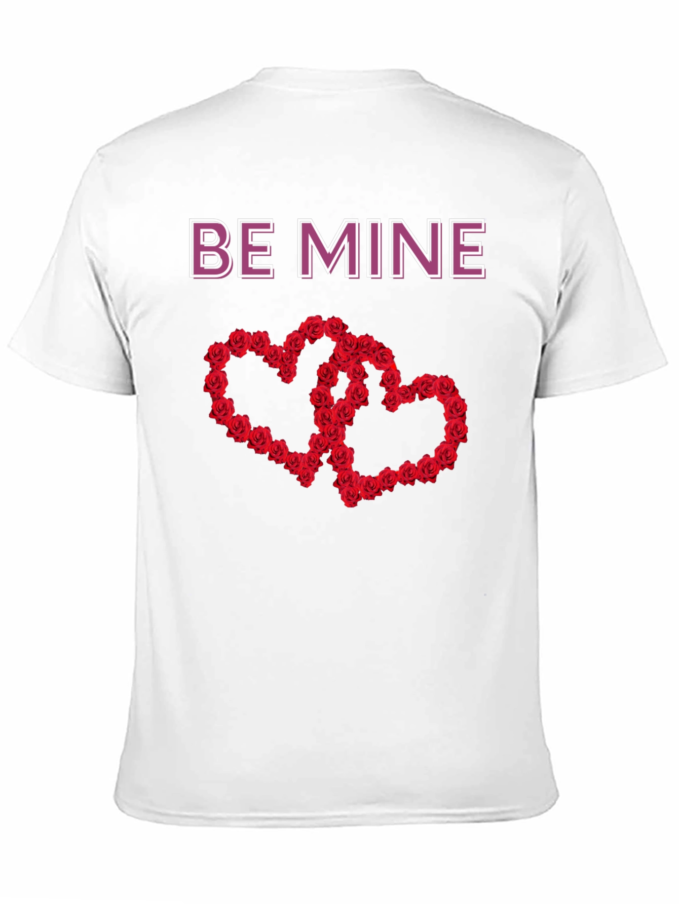 Be Mine Rose Heart Valentines Day T-Shirt