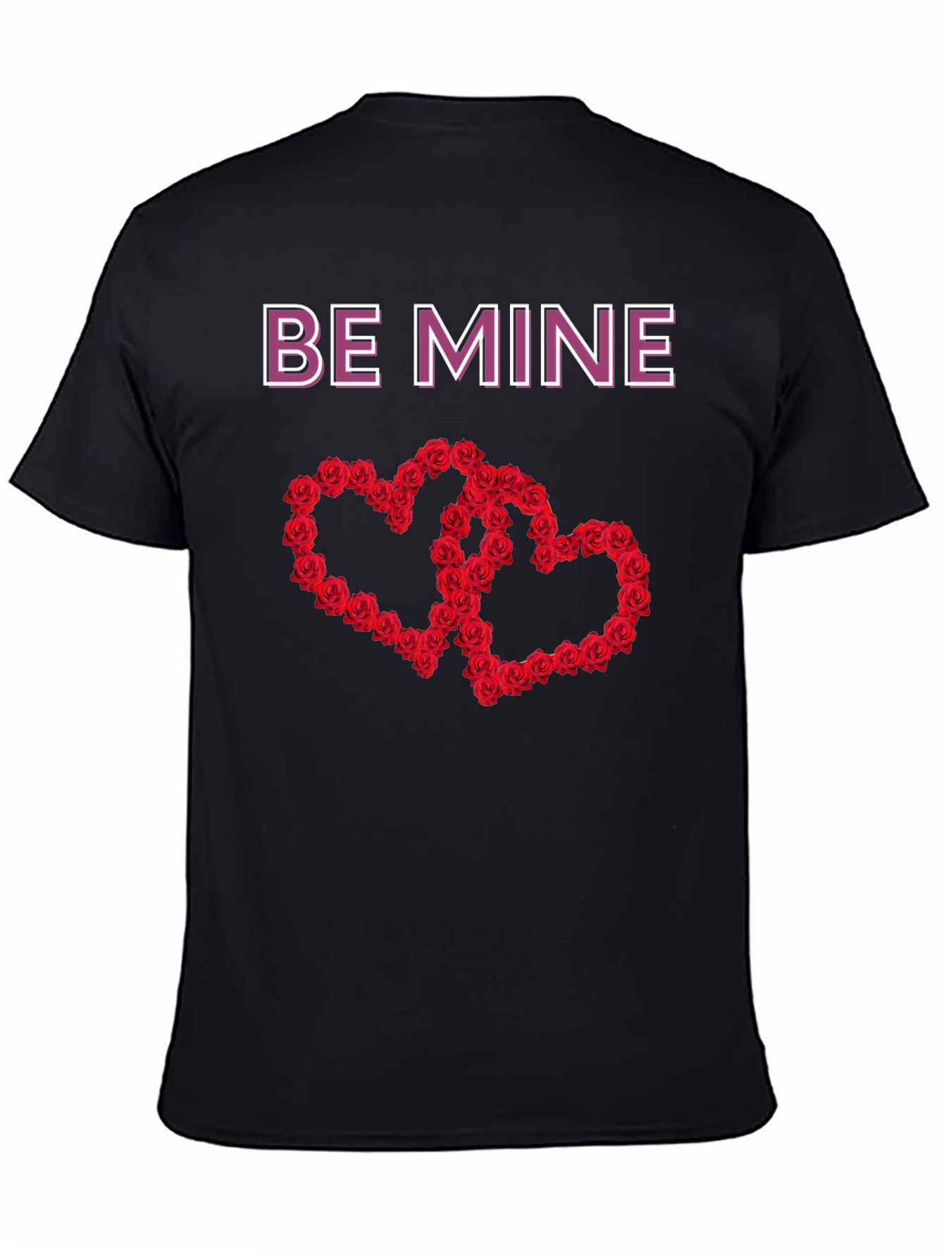 Be Mine Rose Heart Valentines Day T-Shirt