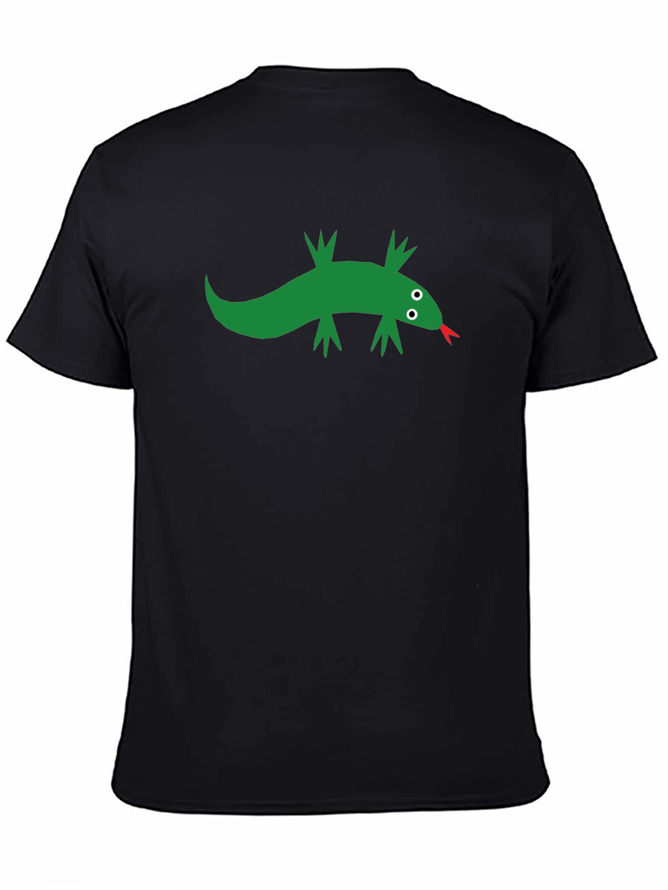 Cool Lizard Graphic Black T-Shirt