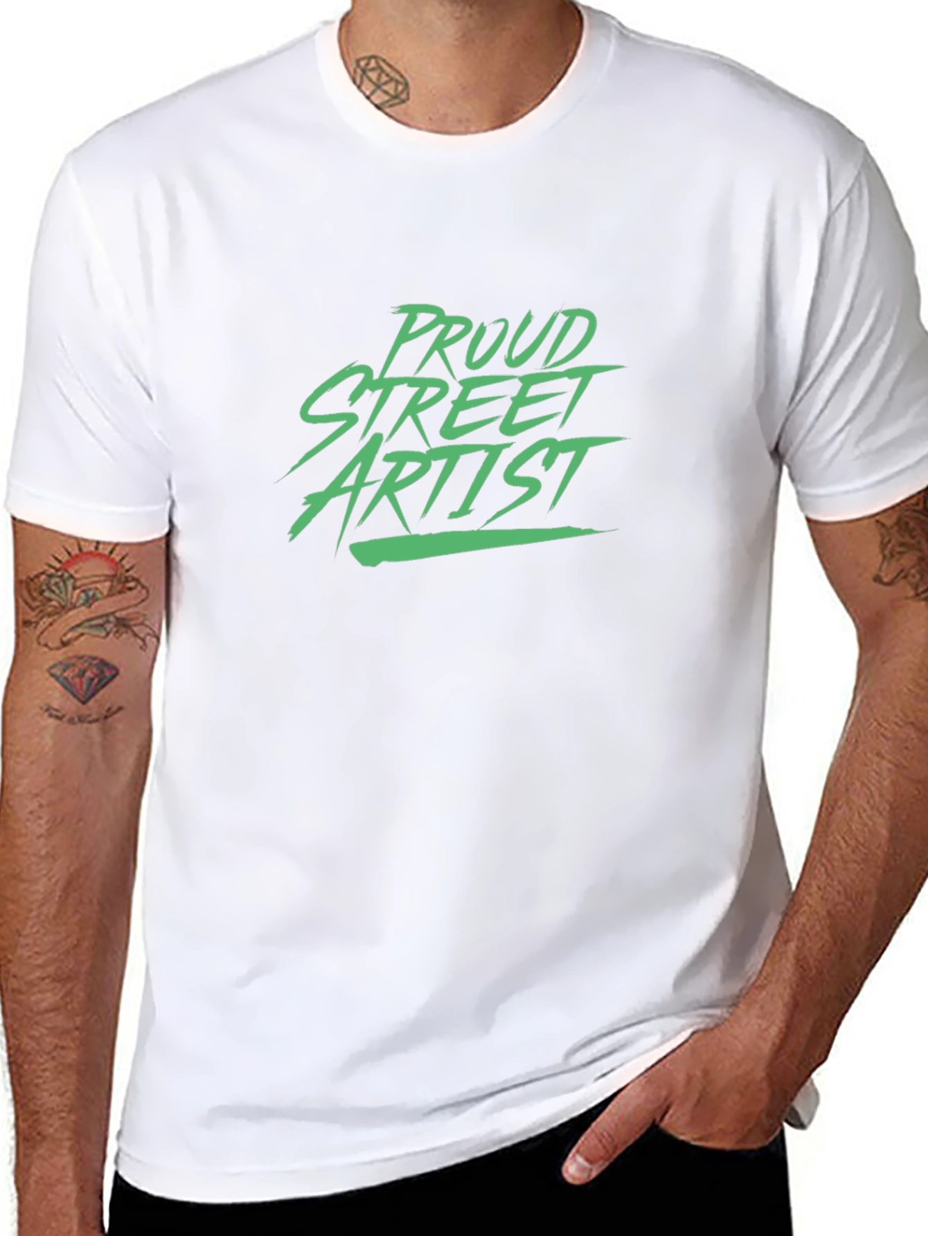 Proud Street Artist Graphic Tee - Black
