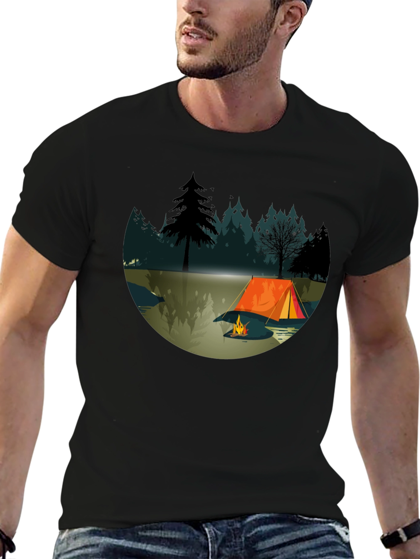 Camping Trip Graphic Tee - Outdoor Adventure Shirt