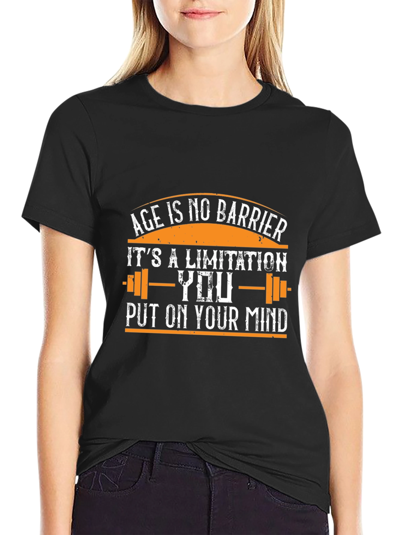 Age is No Barrier Graphic T-Shirt