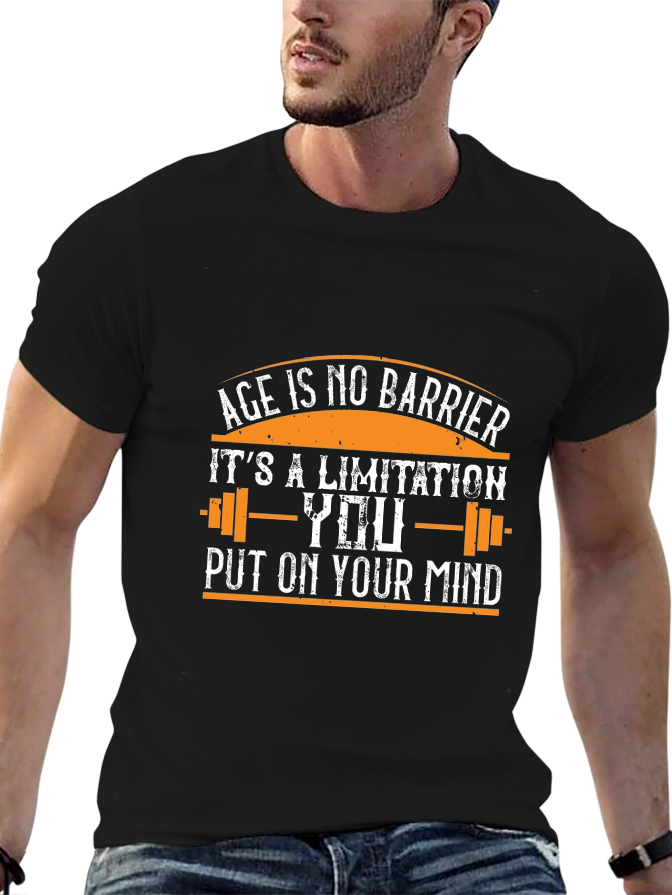 Age is No Barrier Graphic T-Shirt