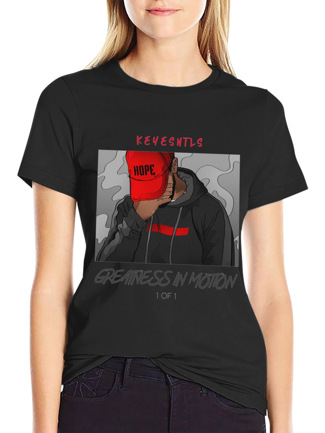 Keysentls Greatness In Motion Black T-Shirt