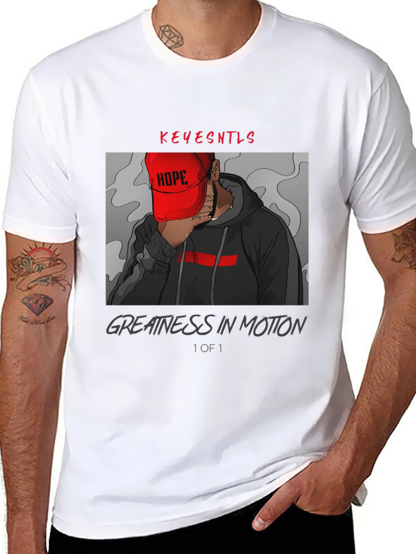 Keysentls Greatness In Motion Black T-Shirt