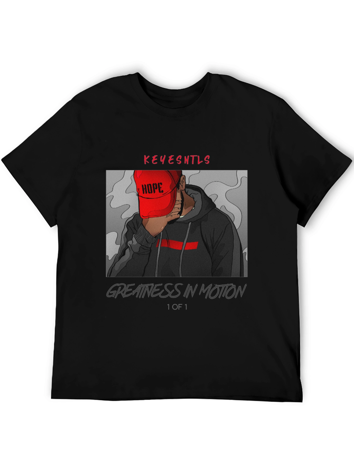 Keysentls Greatness In Motion Black T-Shirt