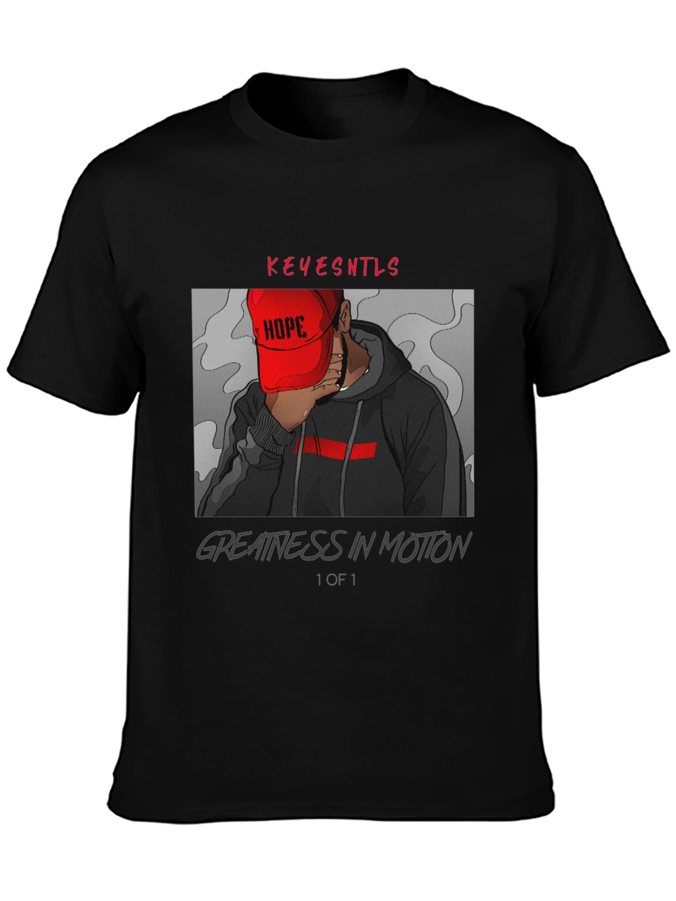 Keysentls Greatness In Motion Black T-Shirt