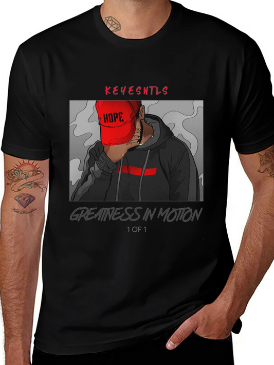 Keysentls Greatness In Motion Black T-Shirt