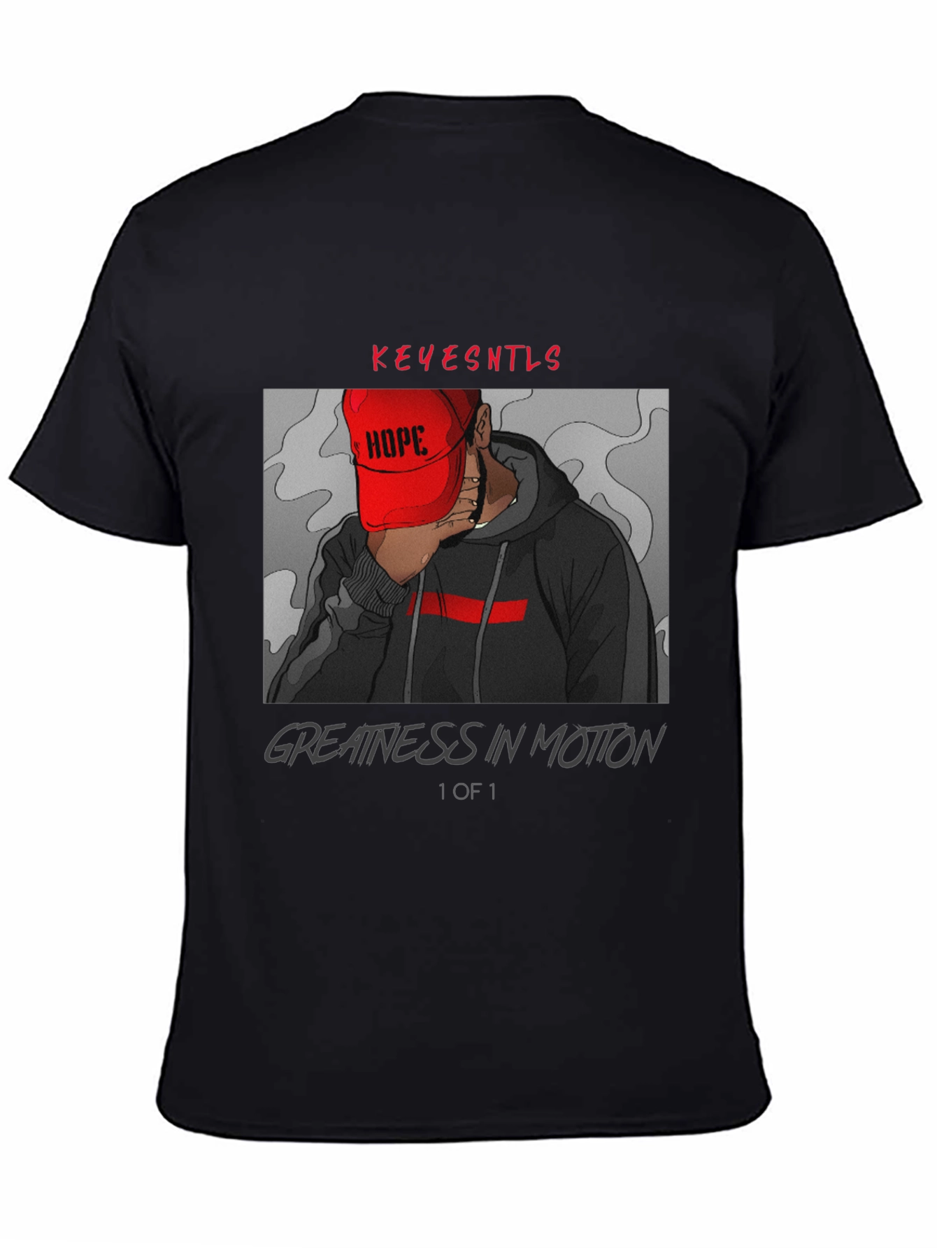 Keysentls Greatness In Motion Black T-Shirt