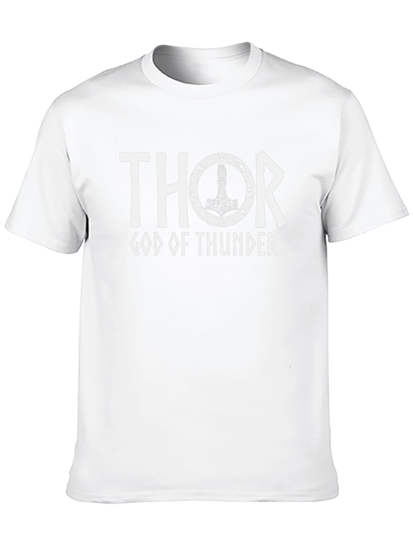 Thor God of Thunder Graphic Tee - Black