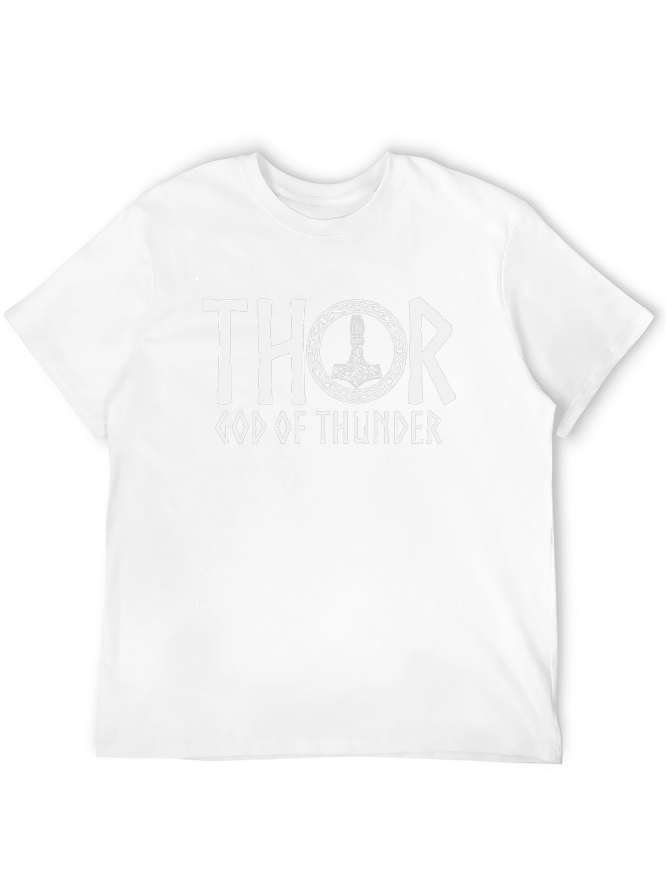 Thor God of Thunder Graphic Tee - Black