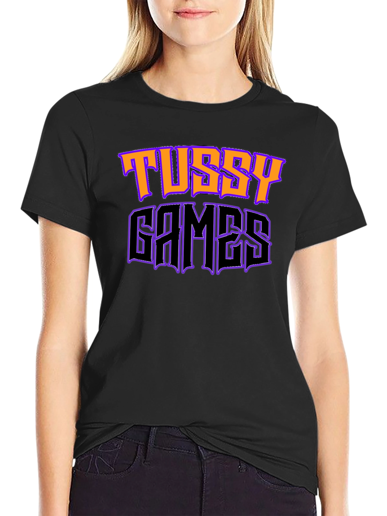 Tussy Games Graphic T-Shirt | Black
