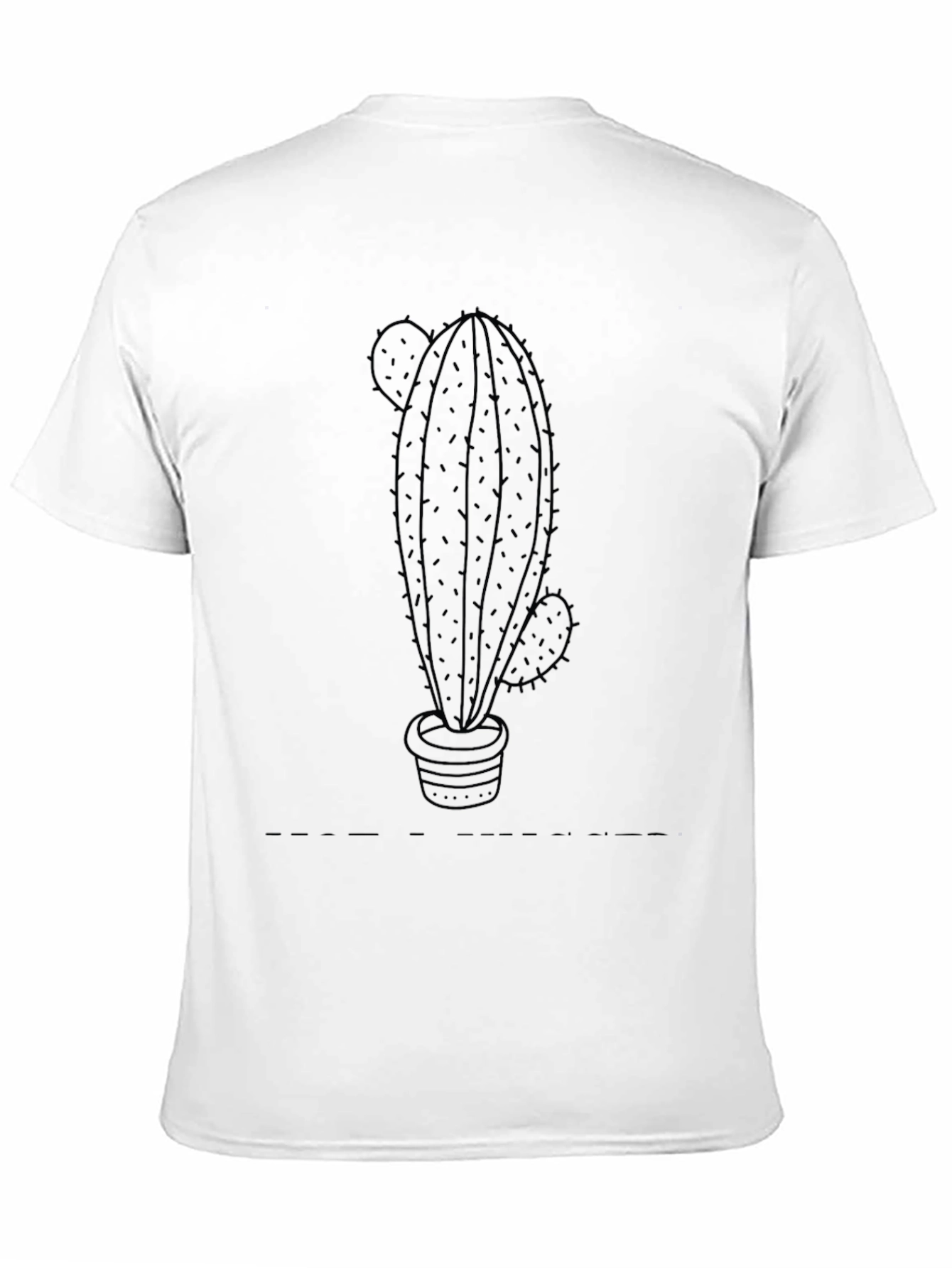 Cactus Graphic Tee - Stylish Black T-Shirt