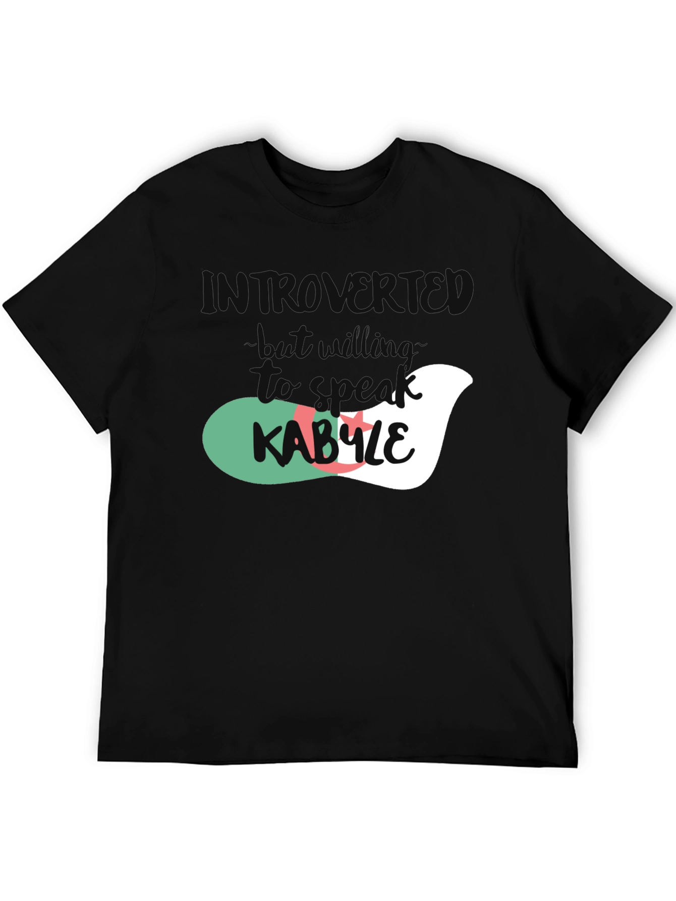 Introvert Kabyle T-Shirt - Algeria Berber Pride