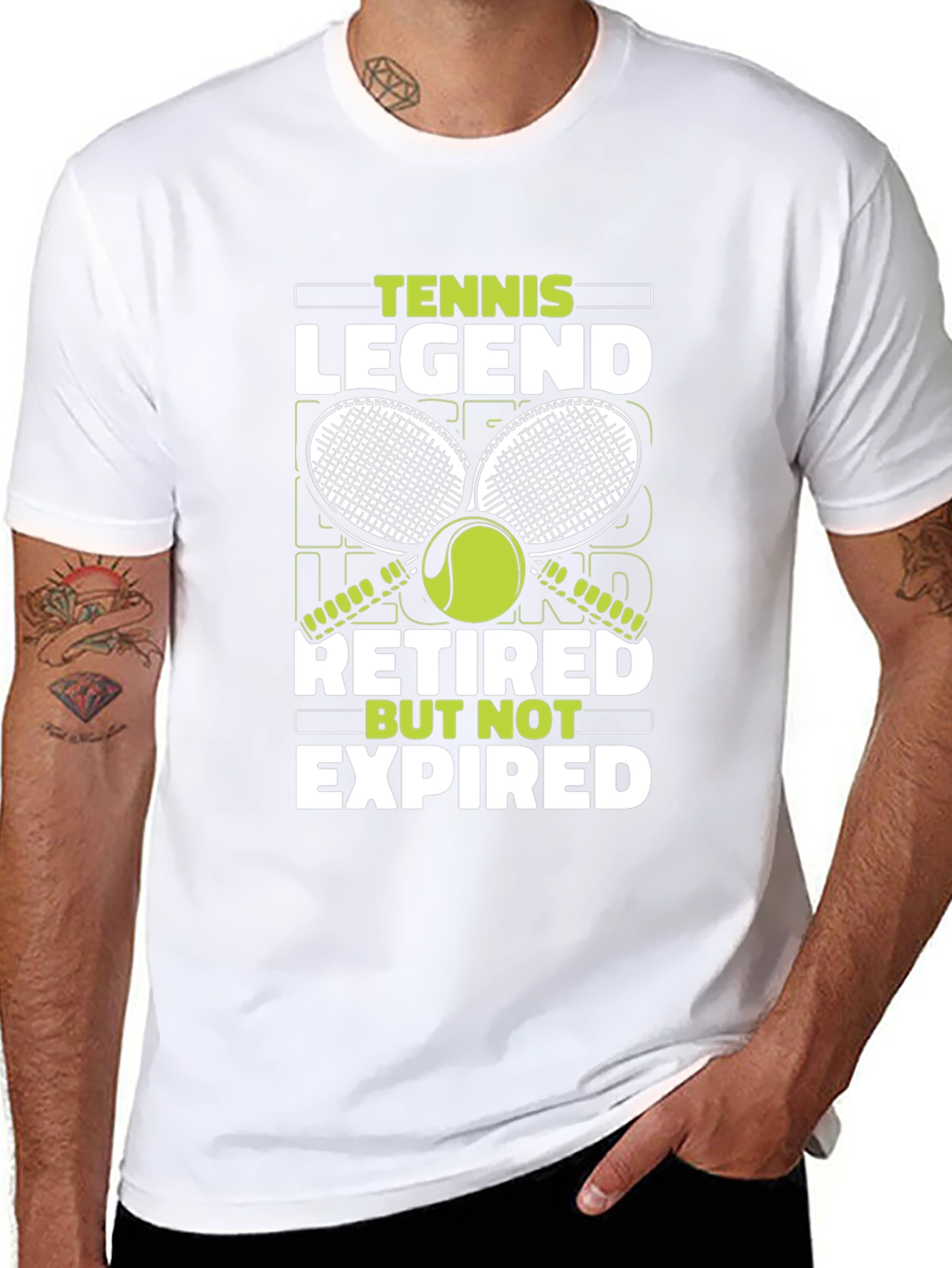 Tennis Legend Retired But Not Expired T-Shirt