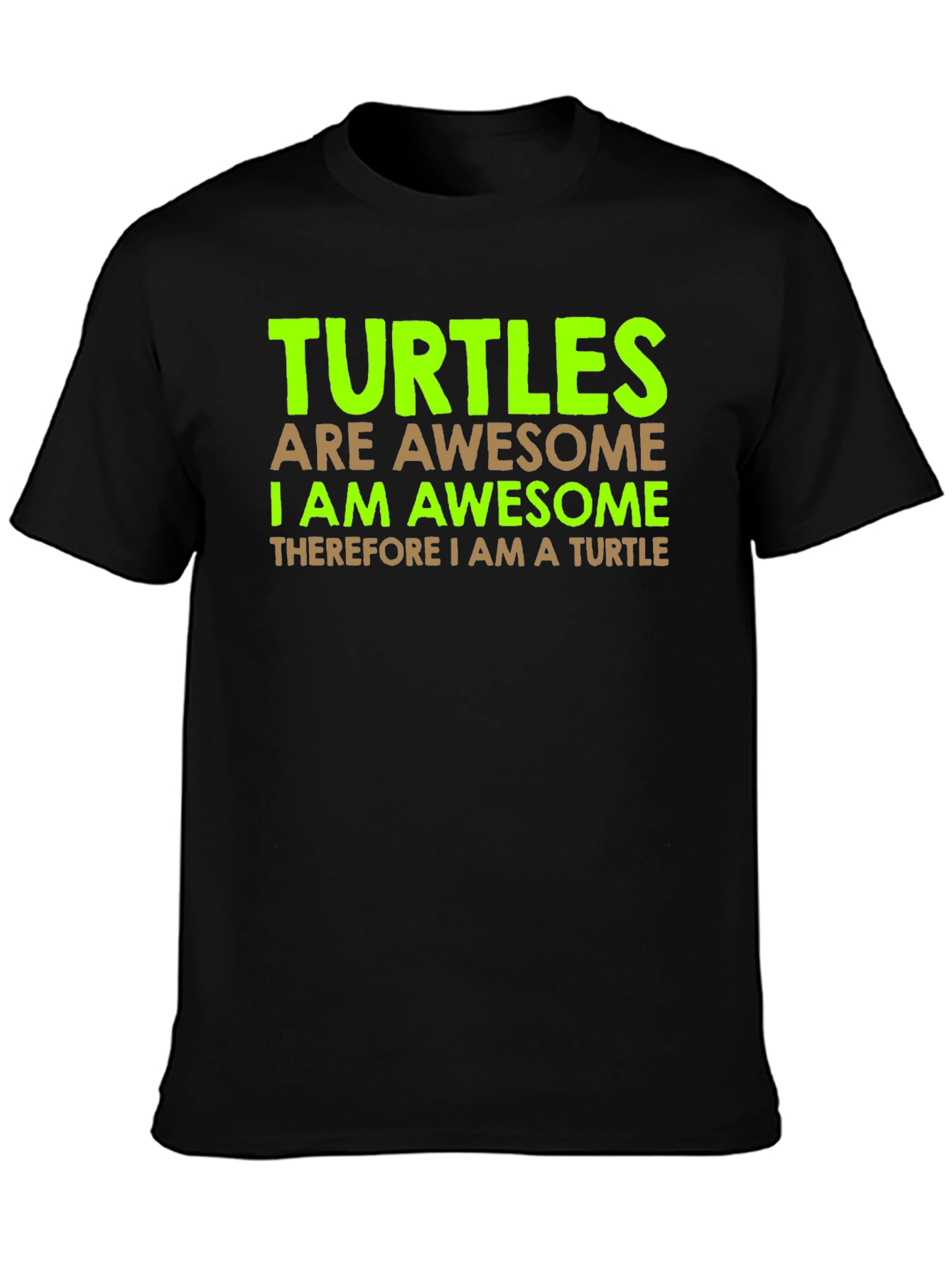 Turtles Are Awesome Graphic T-Shirt
