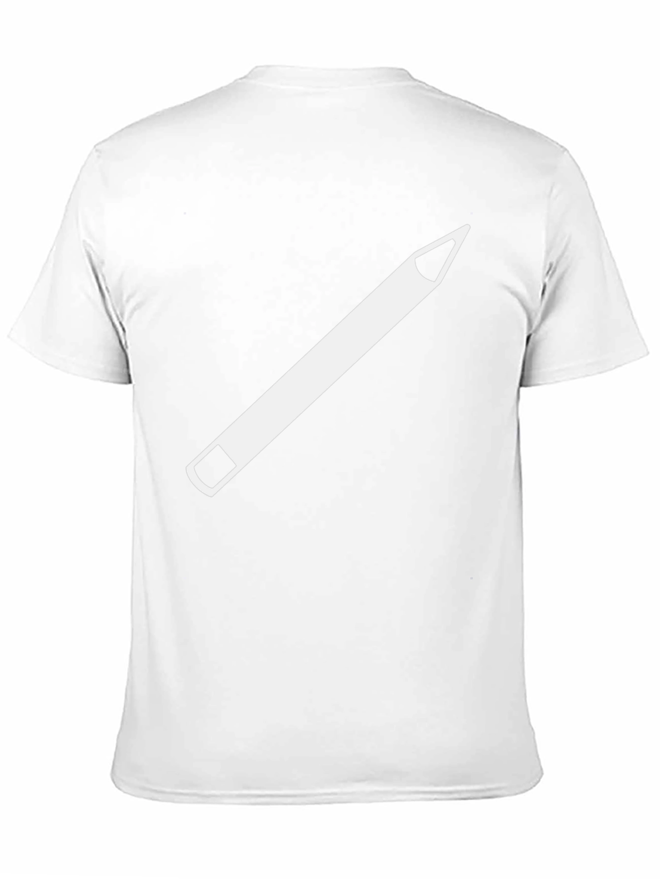 Pencil Graphic Tee - Unisex Black T-Shirt