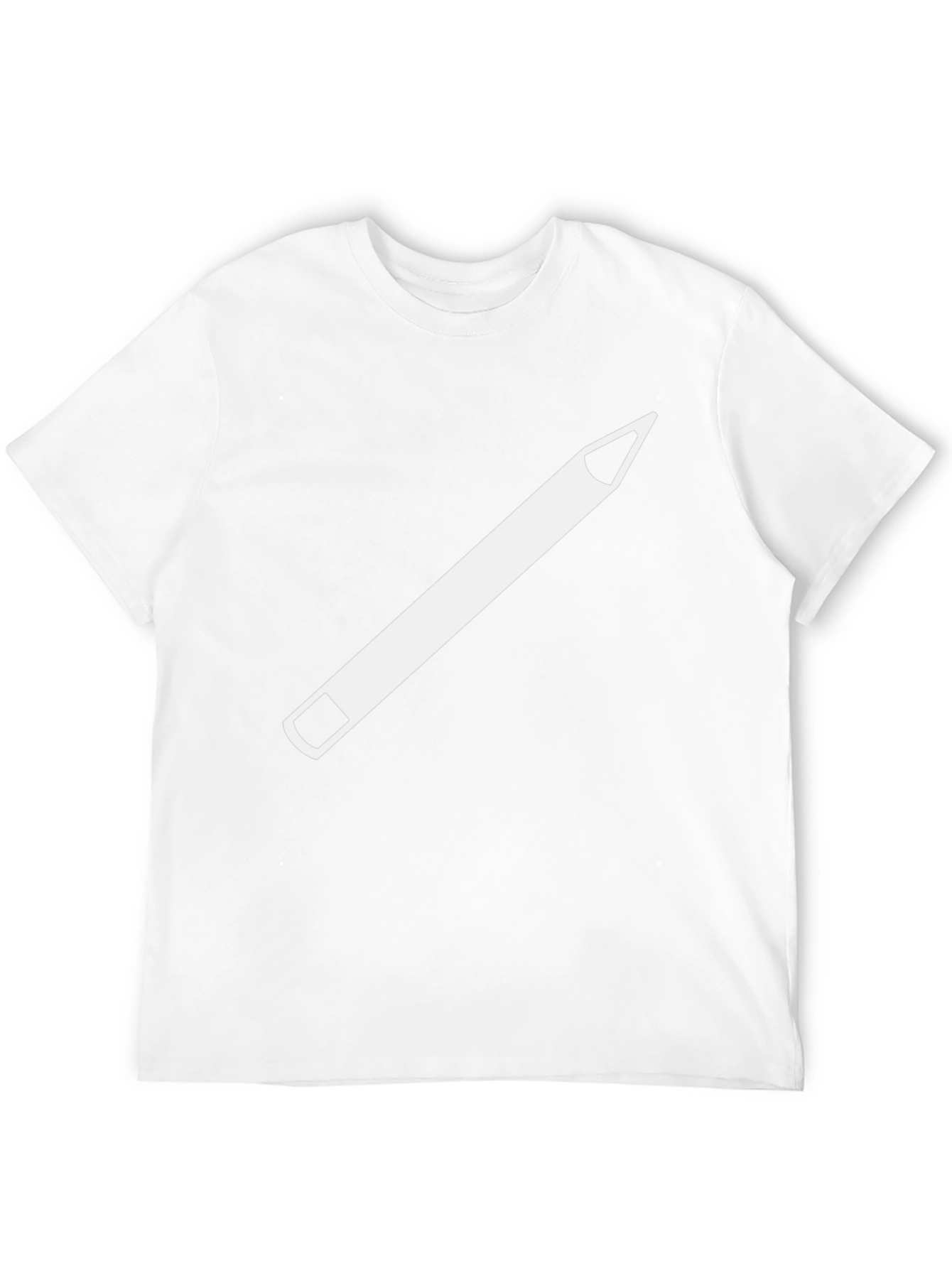 Pencil Graphic Tee - Unisex Black T-Shirt