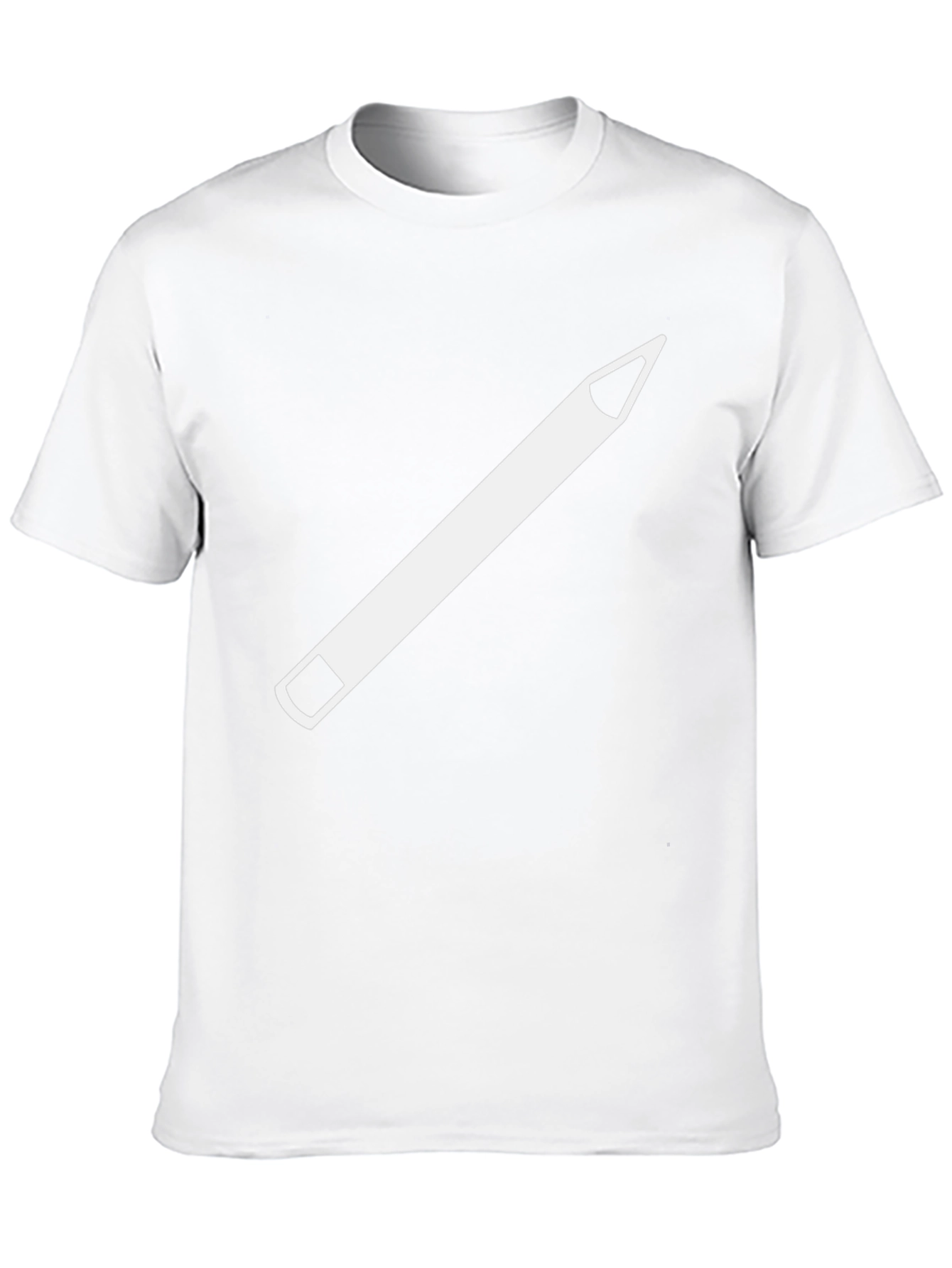 Pencil Graphic Tee - Unisex Black T-Shirt